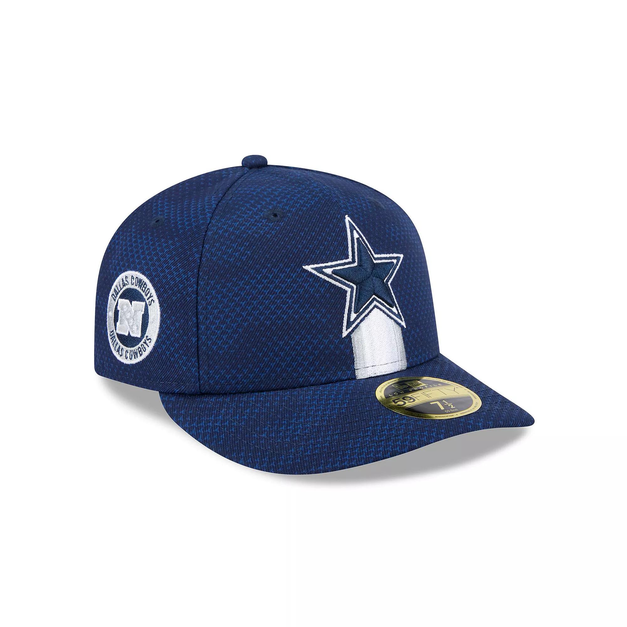 Men's New Era Navy Dallas Cowboys 2024 Sideline Low Profile 59FIFTY Fitted Hat,  Product Image