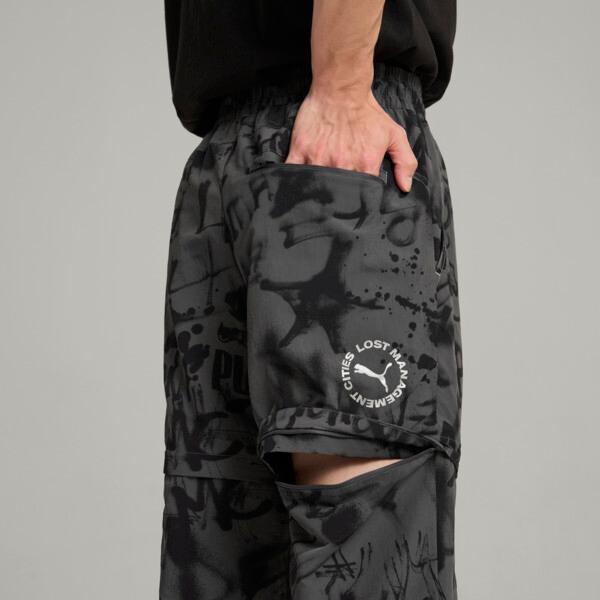 PUMA x LMC All-over Print Pants Men in Shadow Grey Product Image