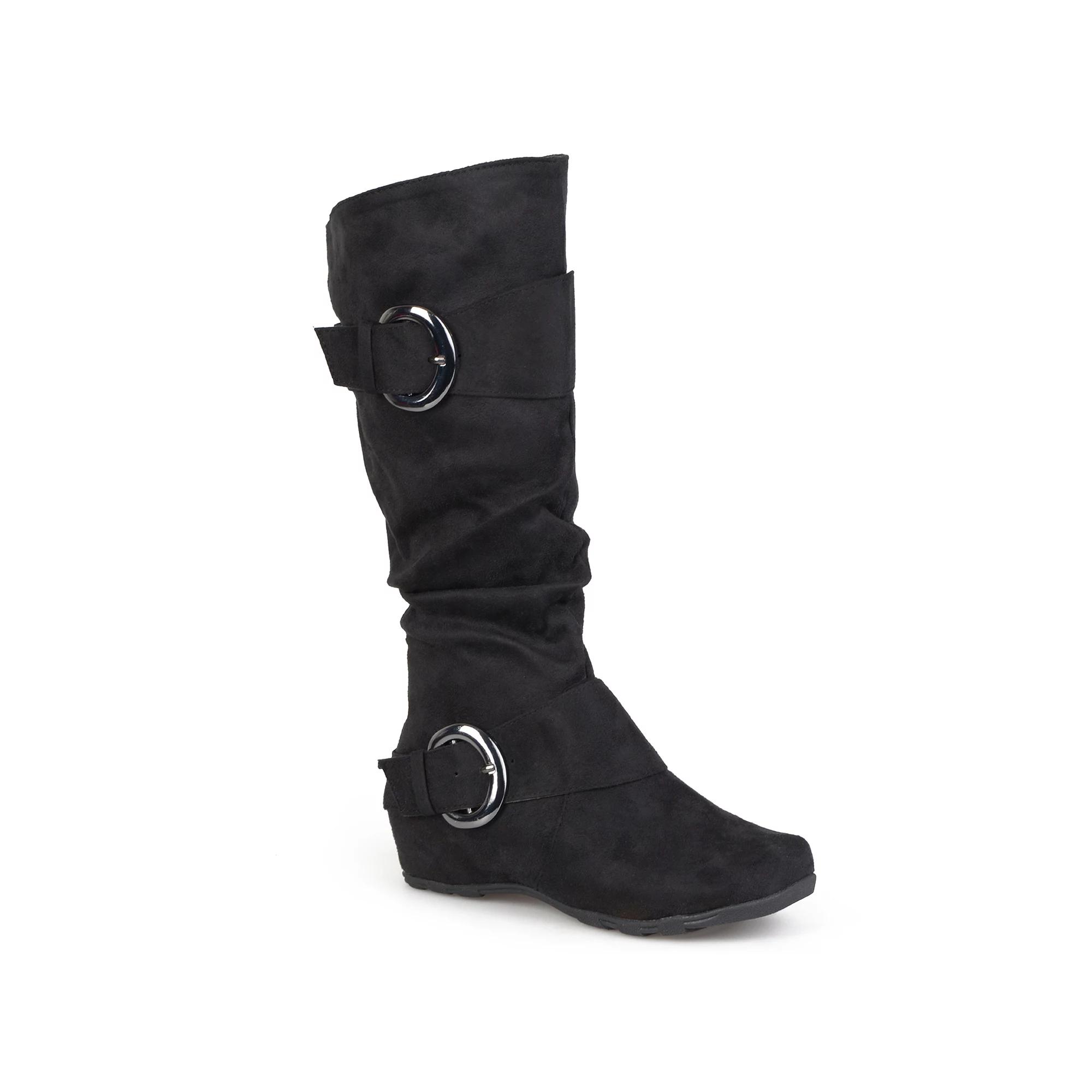 Journee Jester Women's Knee-High Boots, Girl's, Size: 11 Wc, Black Product Image