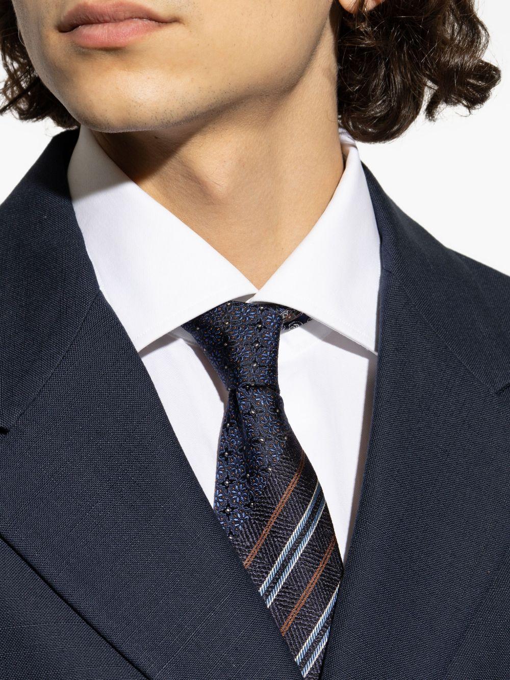 paisley-pattern silk tie Product Image