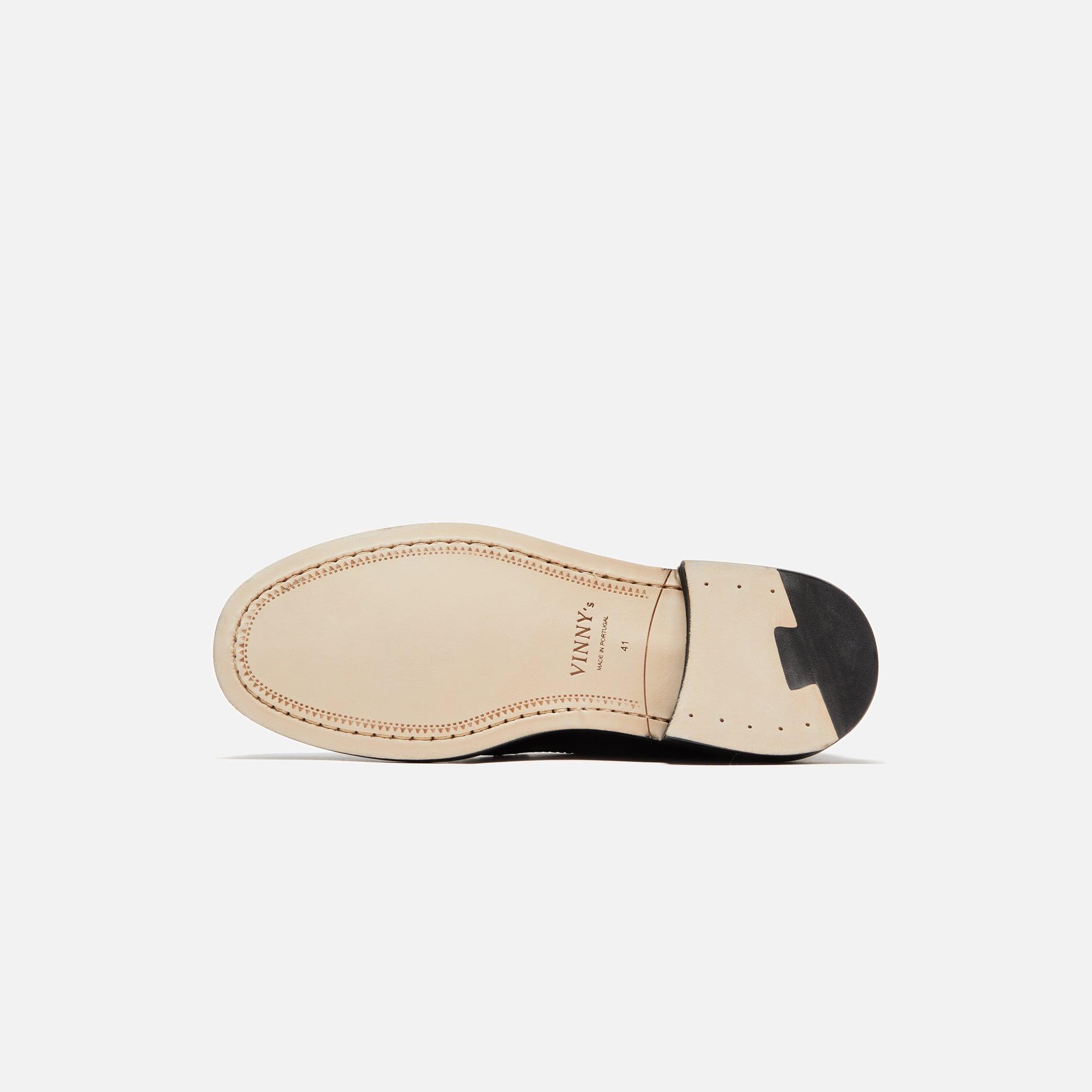 VINNY's Yardee Mocassin Loafer - Polido Leather Black Male Product Image