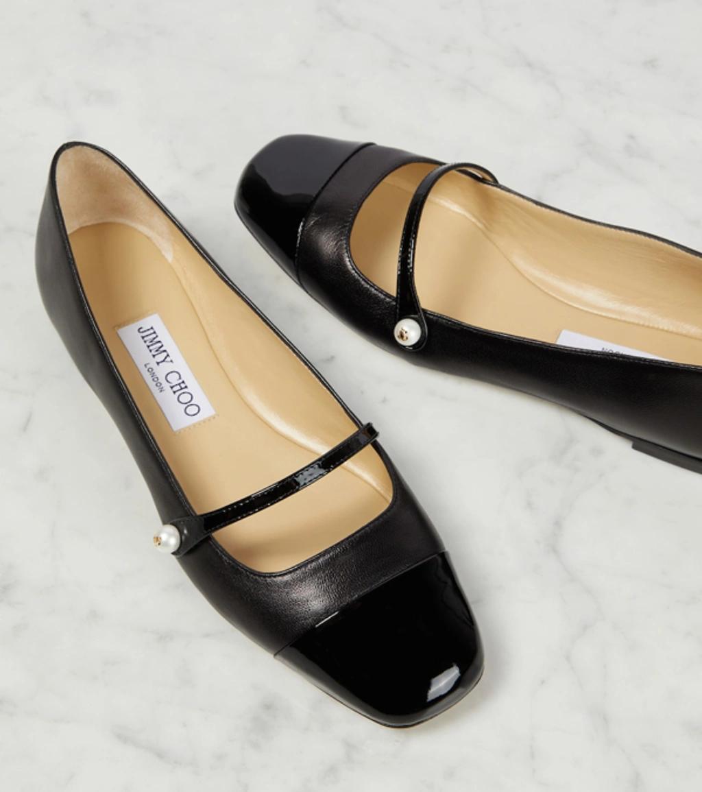 JIMMY CHOO Elisa Ballet Flats In Black Product Image