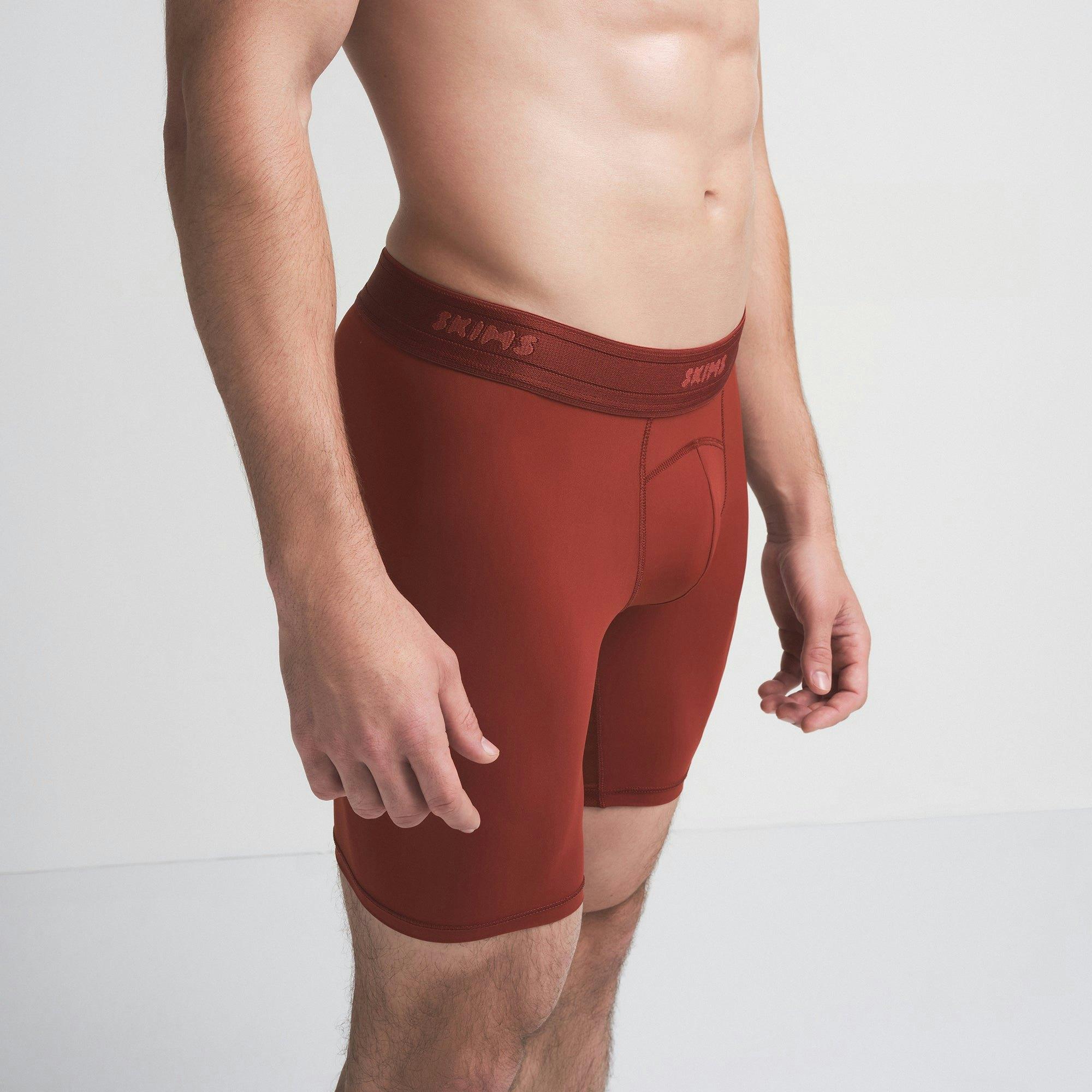SKIMS SPORT MENS 7" BOXER BRIEF | SANGRIA Product Image