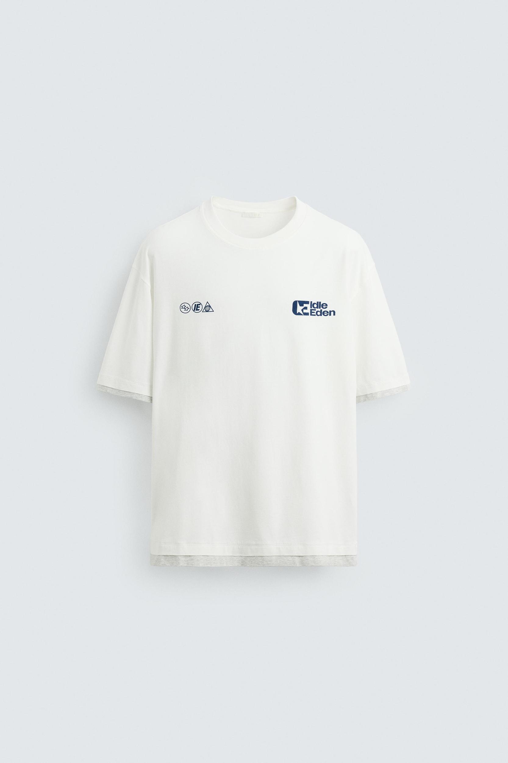 TEXT PRINT T-SHIRT Product Image