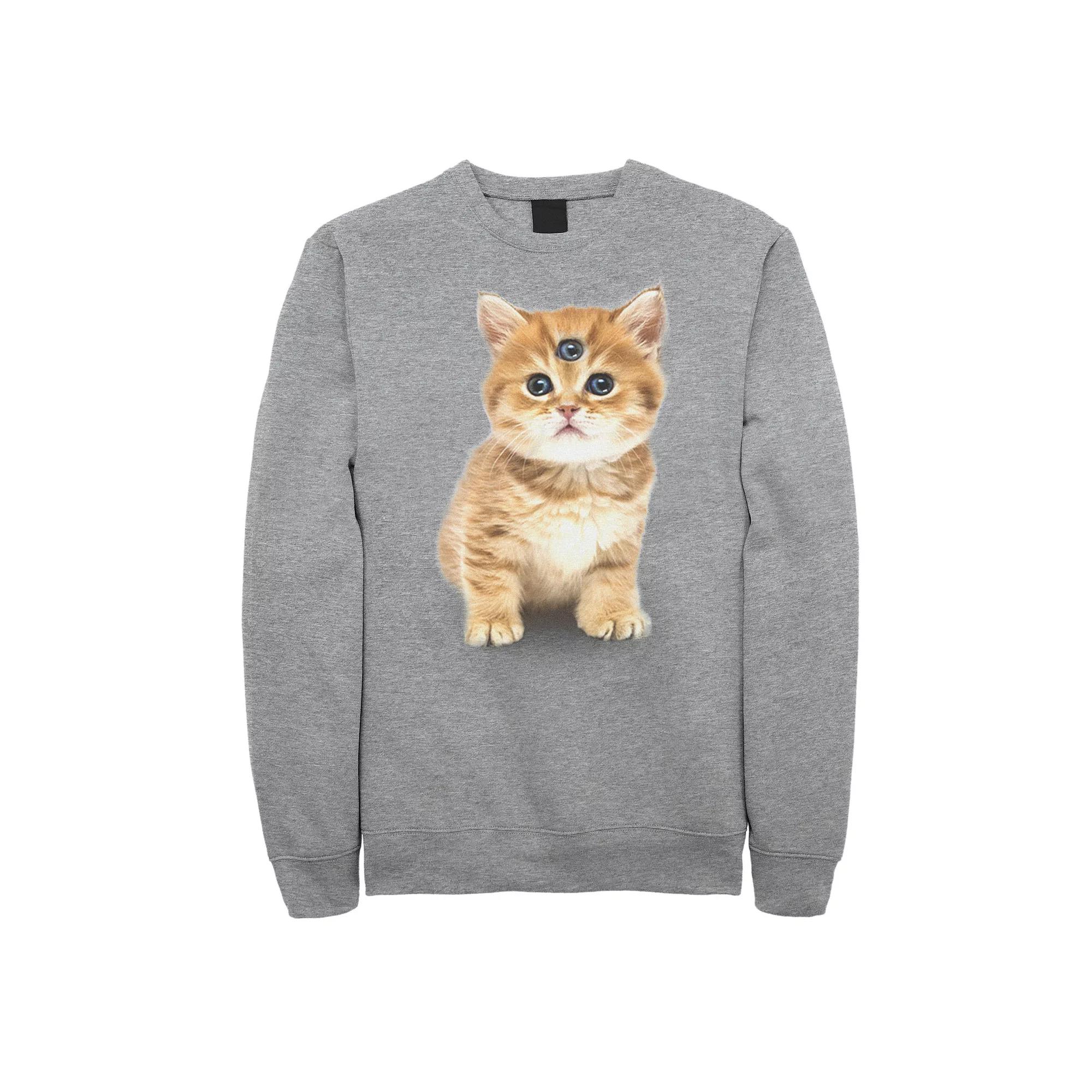 Men's Catclops Fleece Graphic Pullover,  Product Image