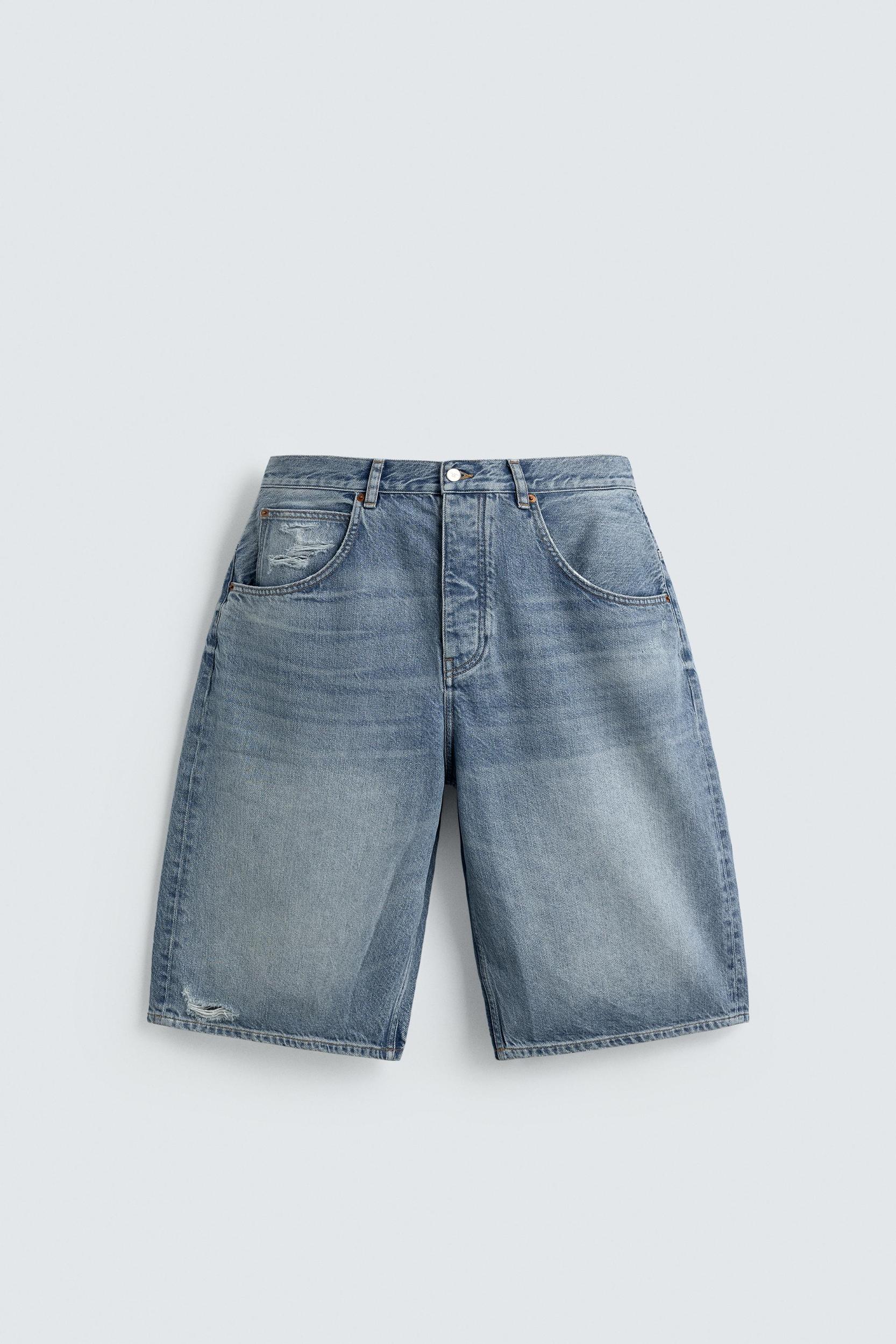 BAGGY FIT DENIM SHORTS Product Image