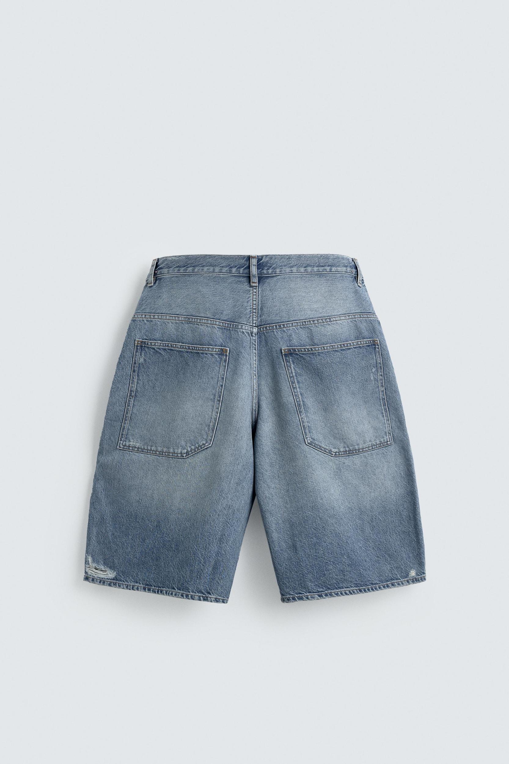 BAGGY FIT DENIM SHORTS Product Image