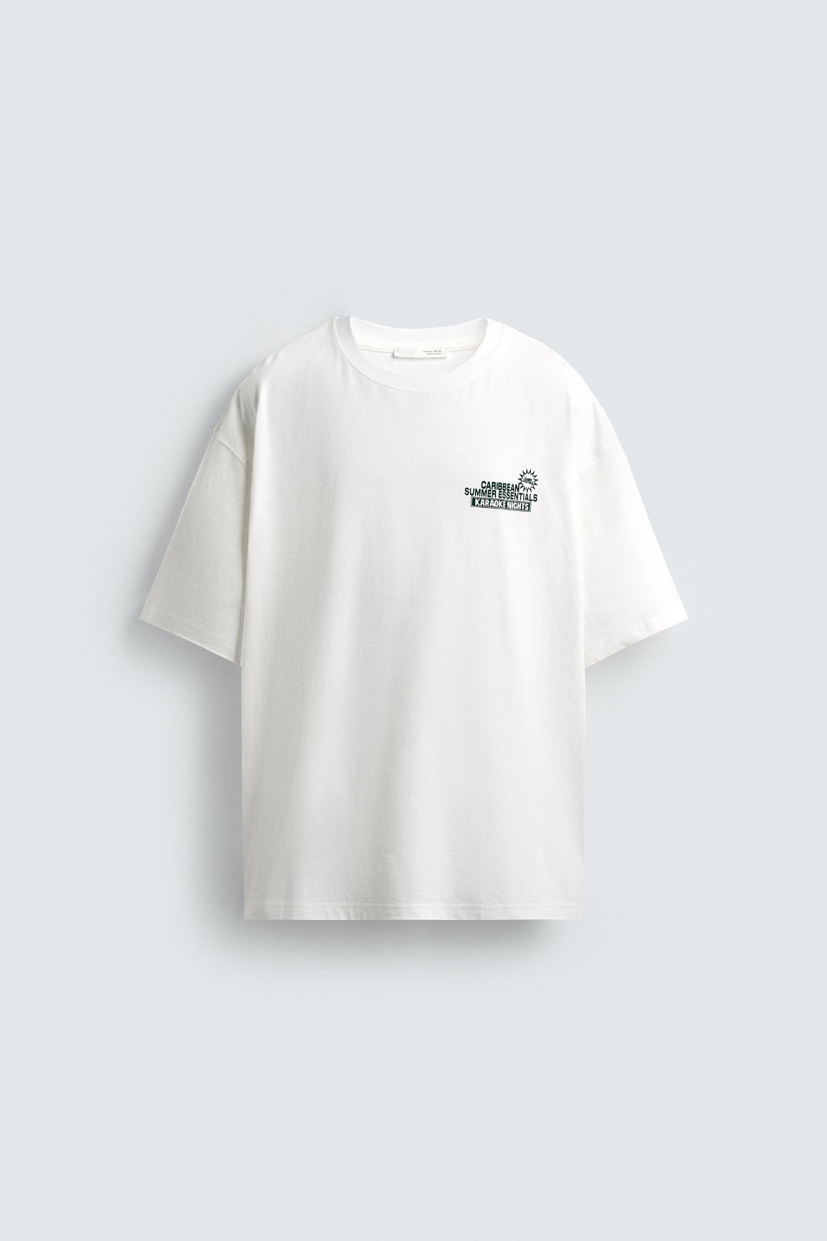 PRINTED TEXT T-SHIRT Product Image