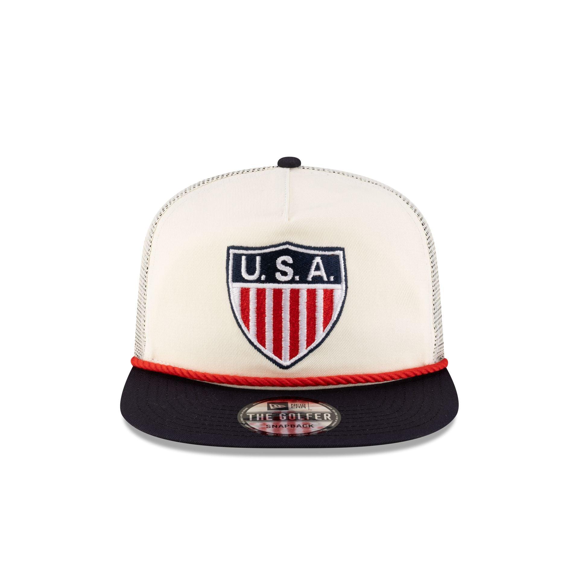 U.S. Soccer Retro 1950 Golfer Trucker Hat Male Product Image