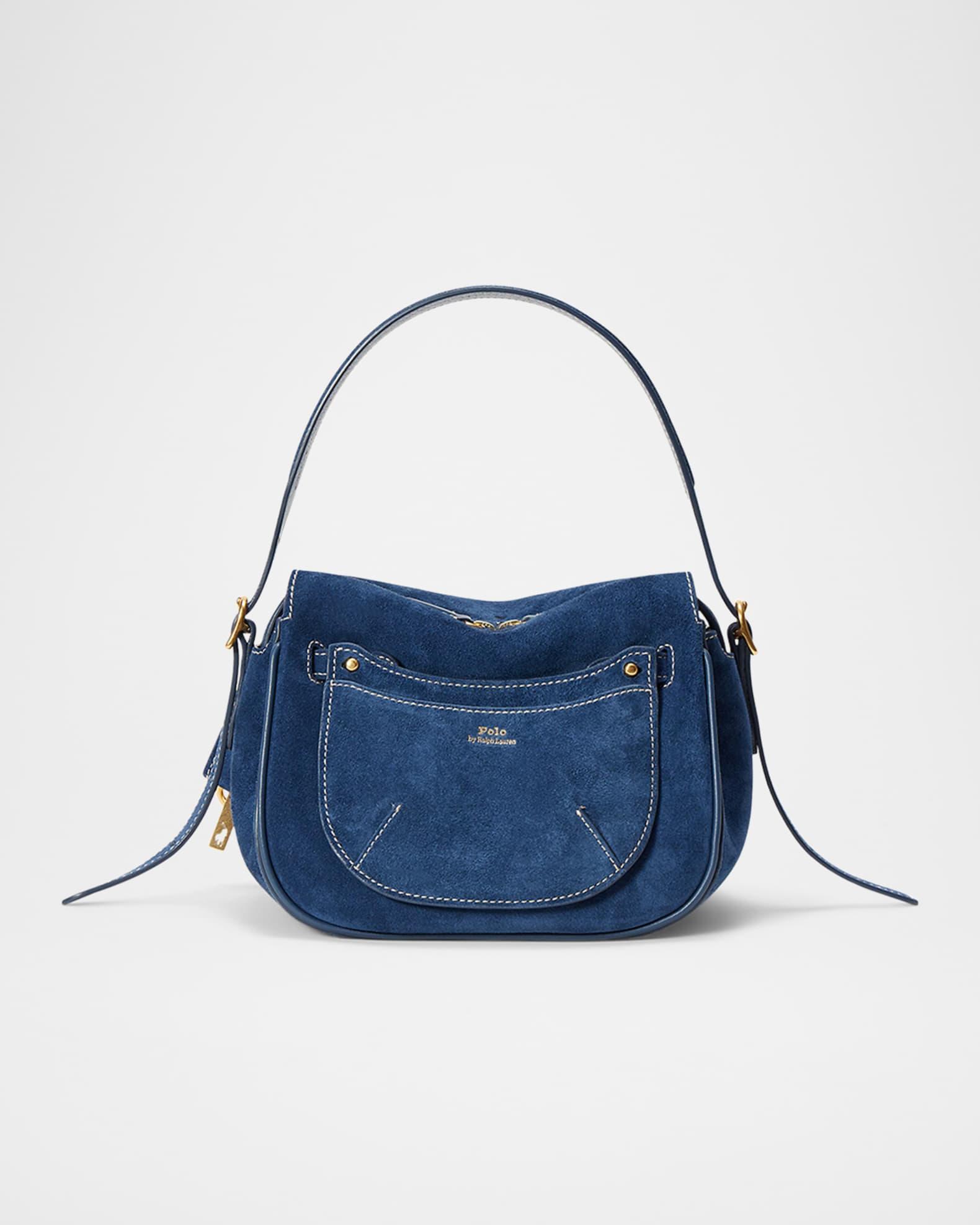 Polo ID Suede Small Satchel Bag Product Image