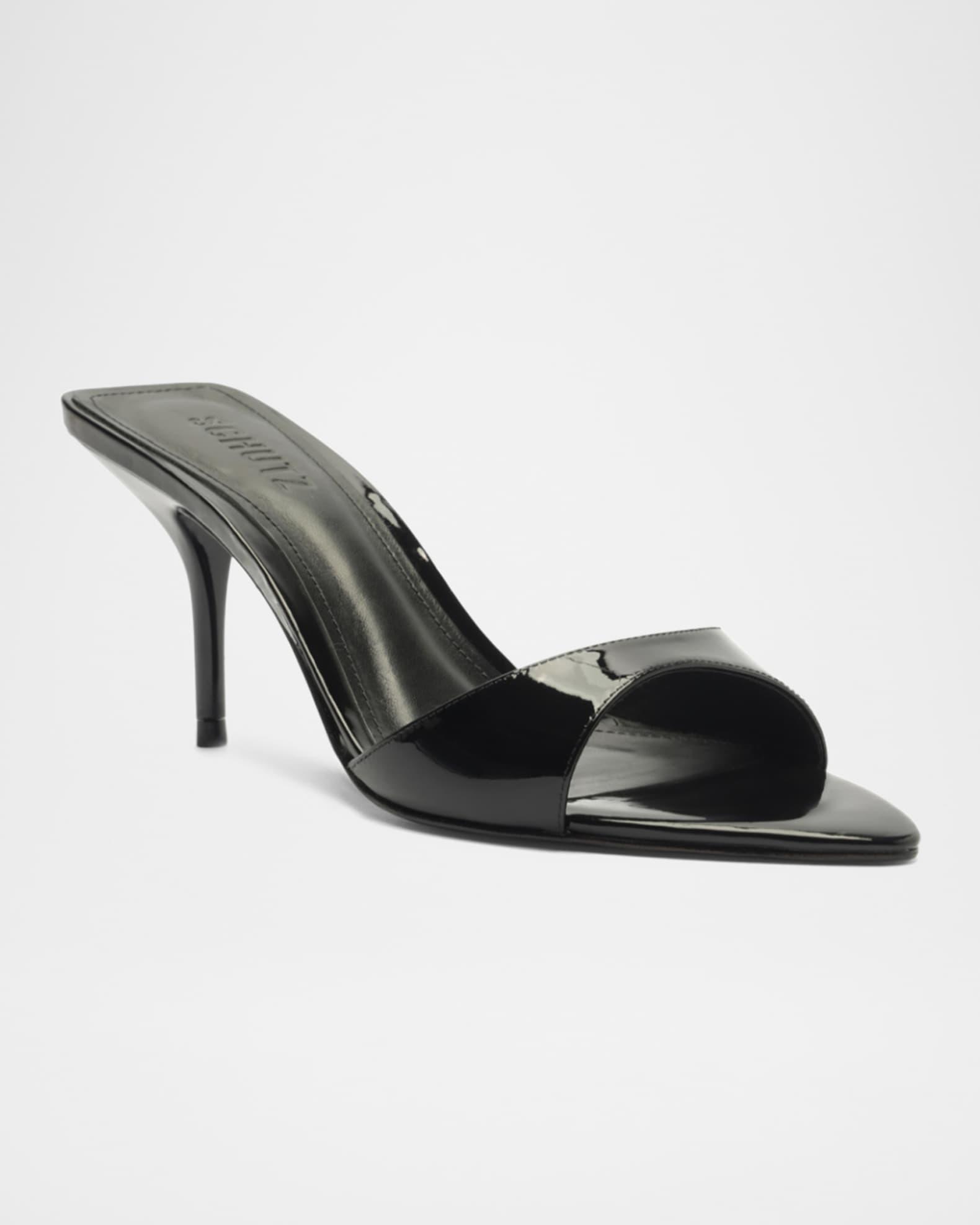 Elodie Patent Stiletto Mule Sandals Product Image