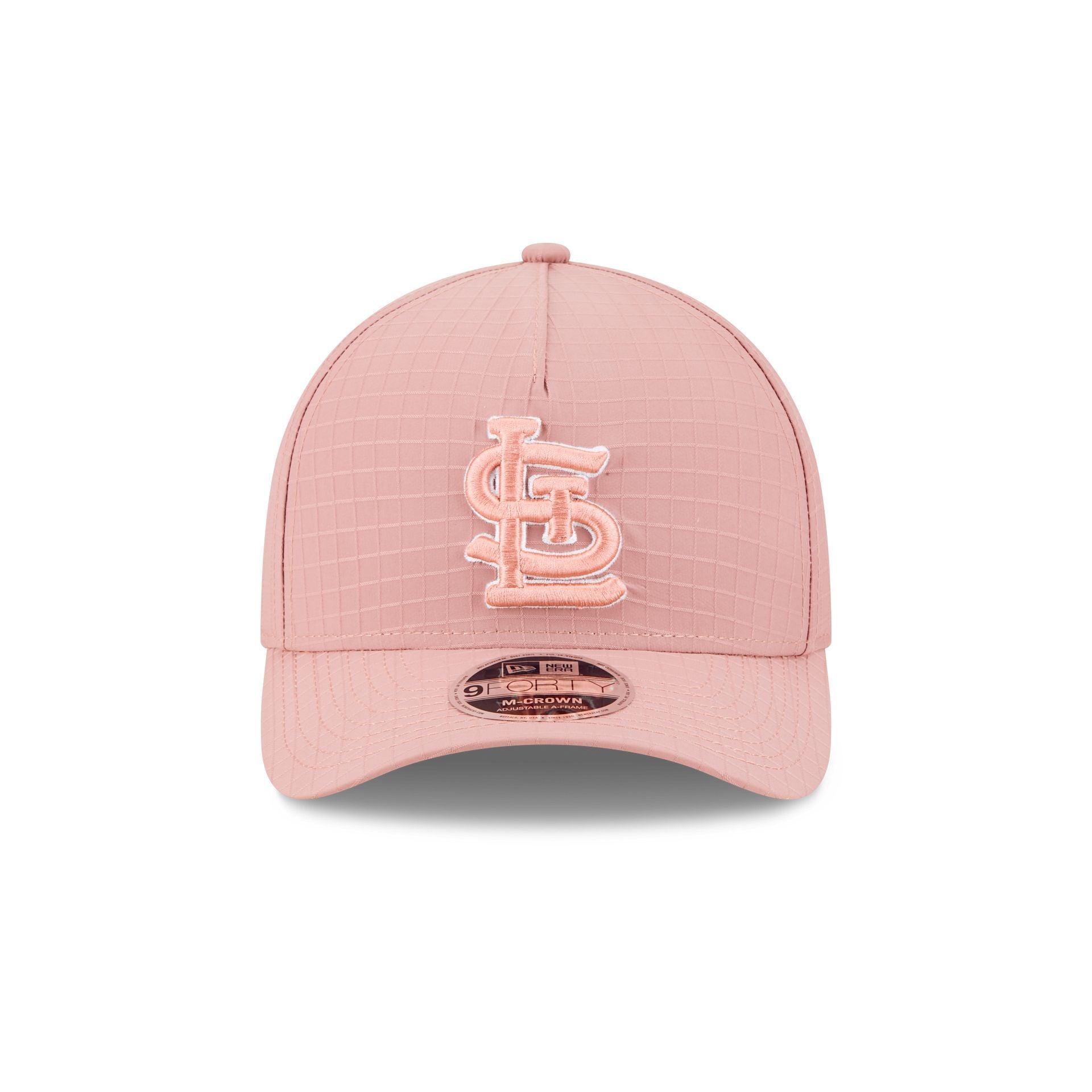 St. Louis Cardinals Pink Ripstop 9FORTY M-Crown A-Frame Snapback Hat Male Product Image