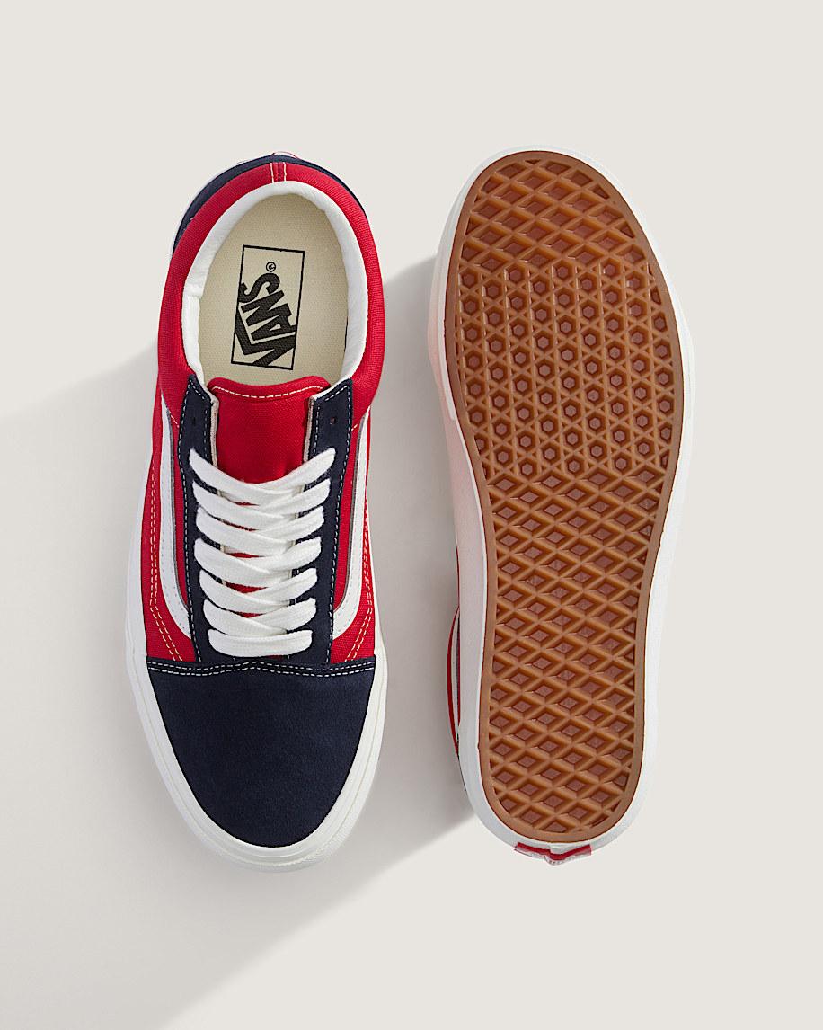Old Skool Shoe in Navy Blue / Red| Vans US Product Image