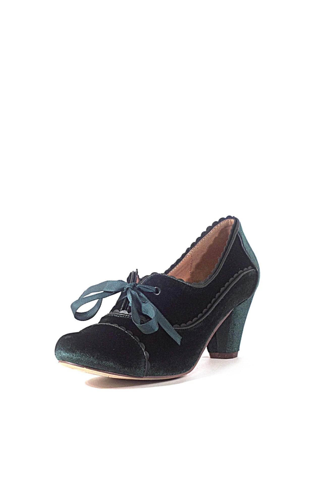 Madison Velvet Retro Heels Product Image