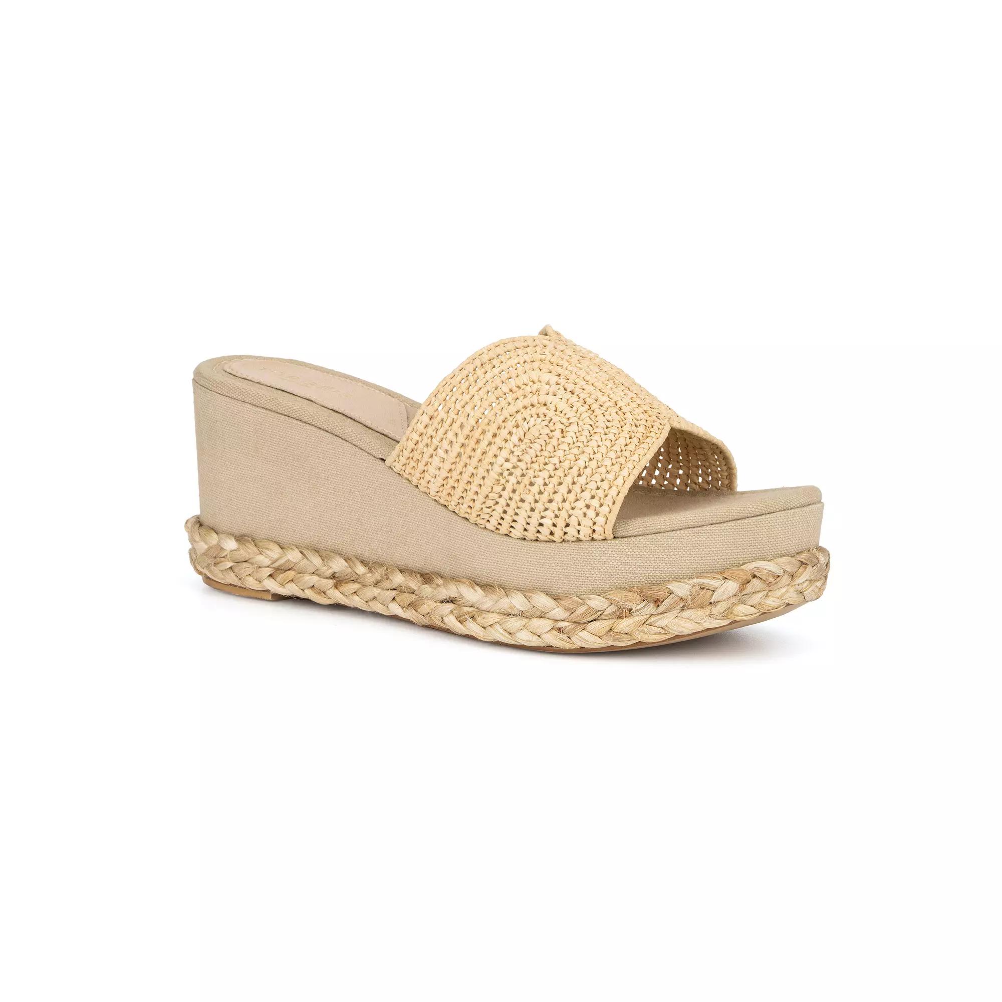 Torgeis Ariadne Women's Wedge Sandals, Size: 9.5, Beige Product Image