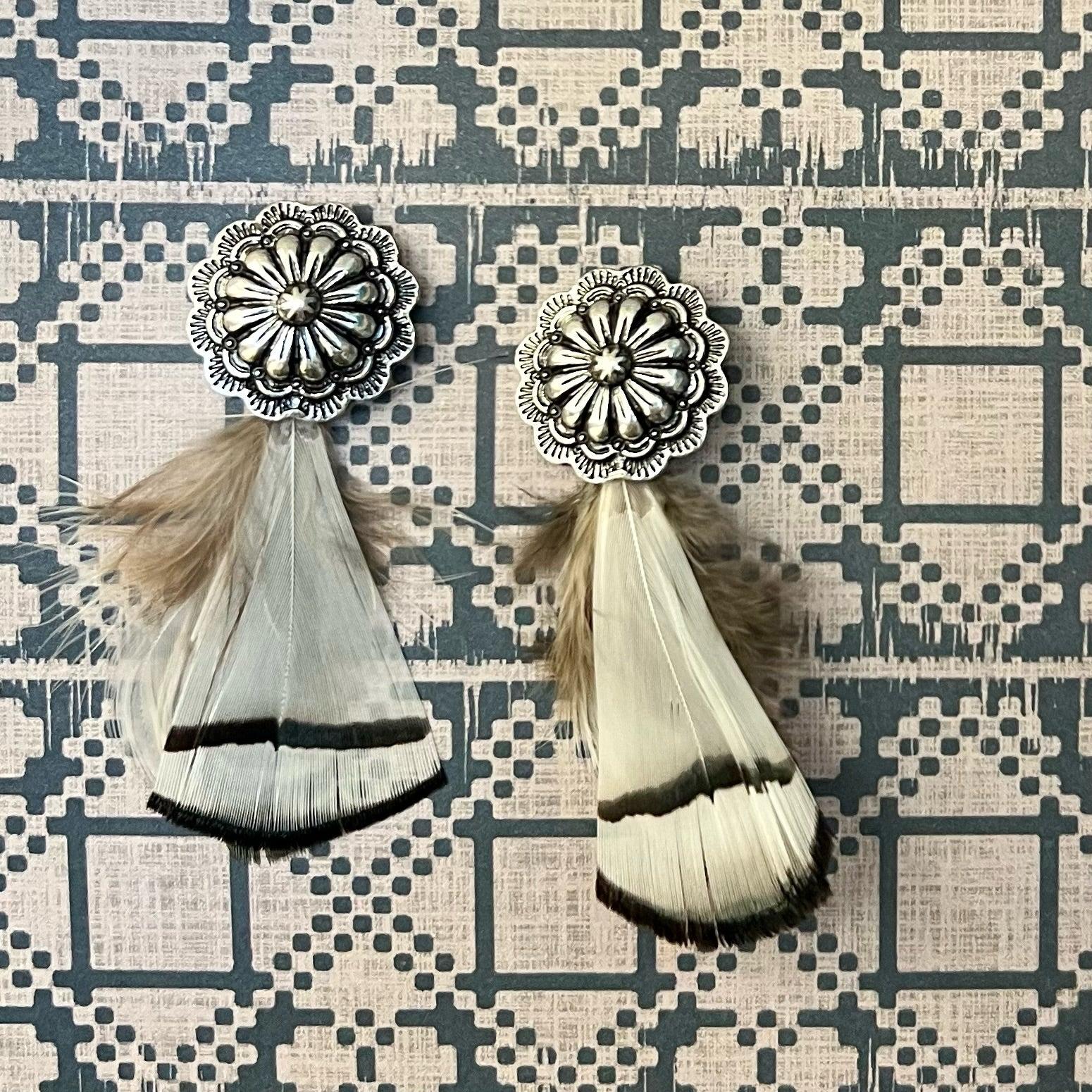 Flock Together White Earrings Product Image