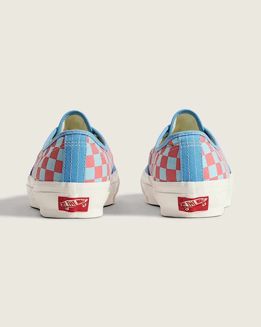 Premium Authentic Checkerboard Shoe in Heritage Blue / Pink| Vans US Product Image