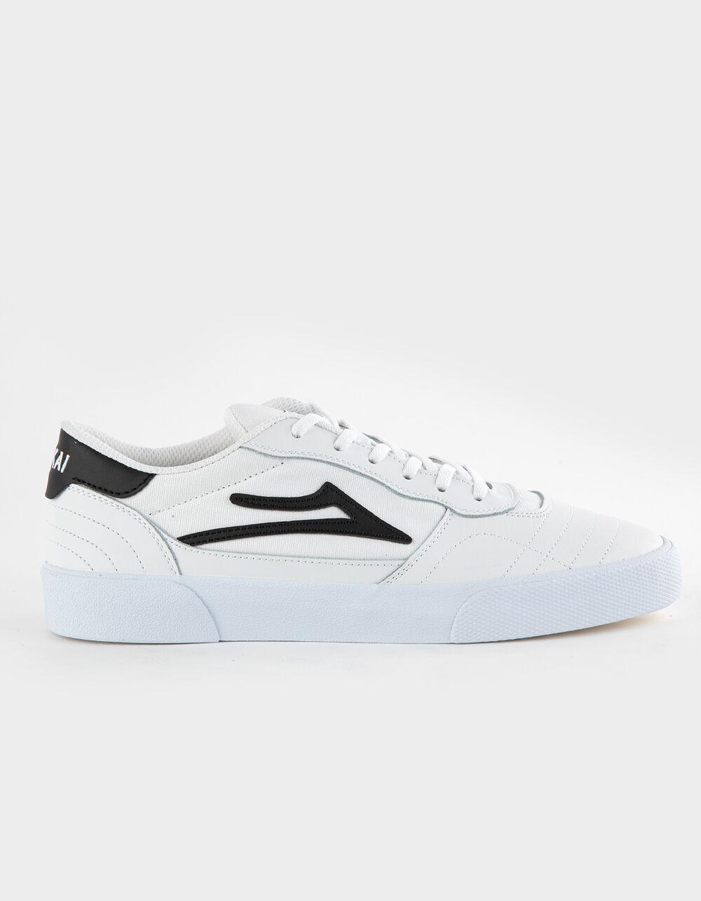 LAKAI Cambridge Mens Shoes - WHT/BLK Product Image