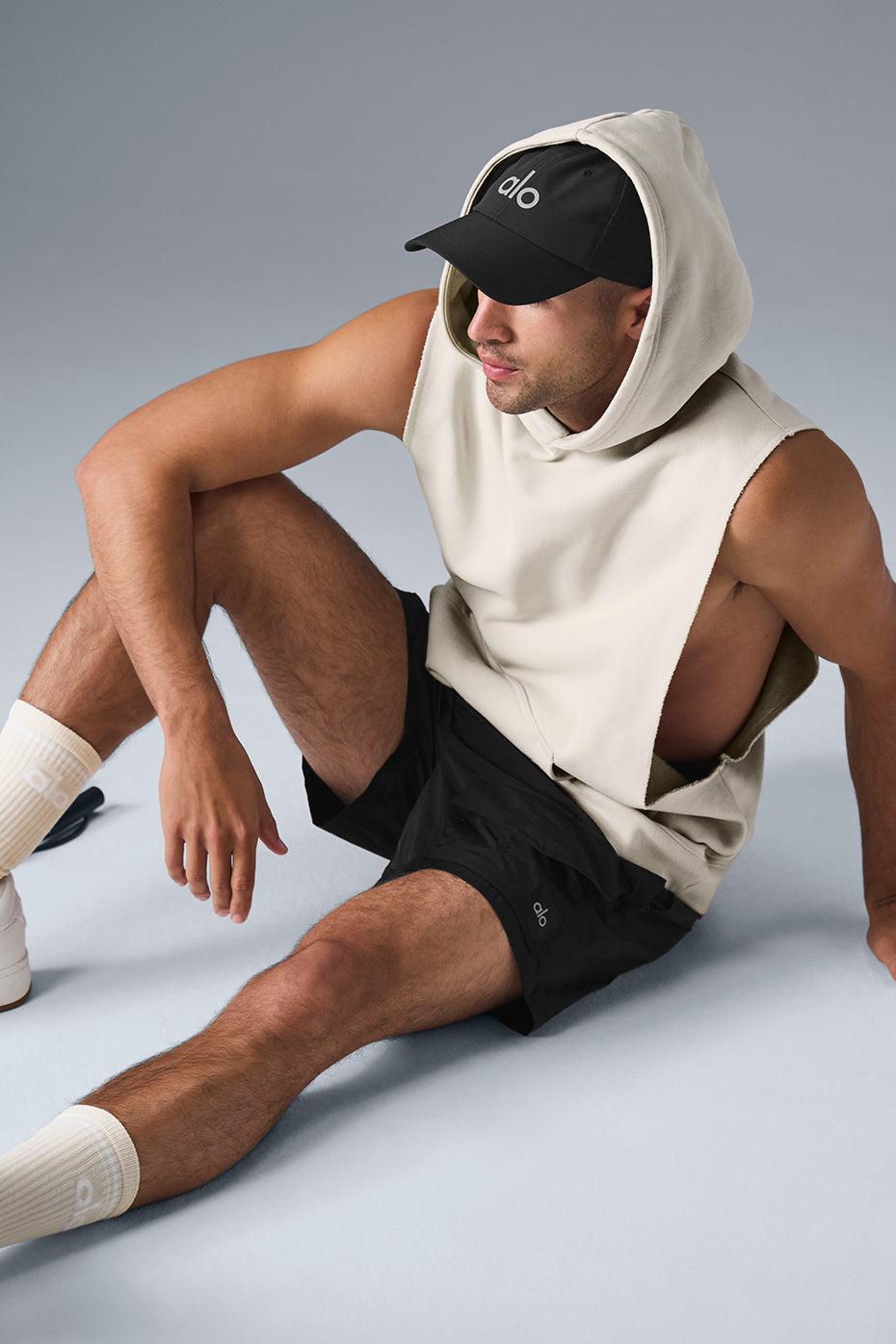 Renown Sleeveless Hoodie - Bone Product Image