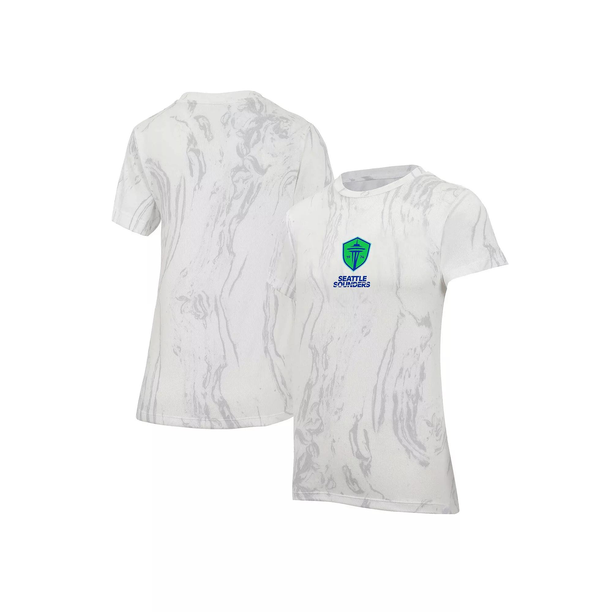 Women's Concepts Sport Cream Seattle Sounders FC Quartz T-Shirt,  Product Image