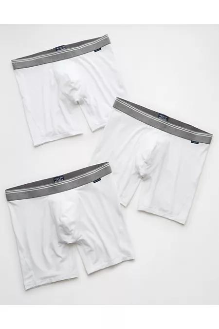 AEO Men's 6" Ultra Soft Boxer Brief 3-Pack Men's Product Image