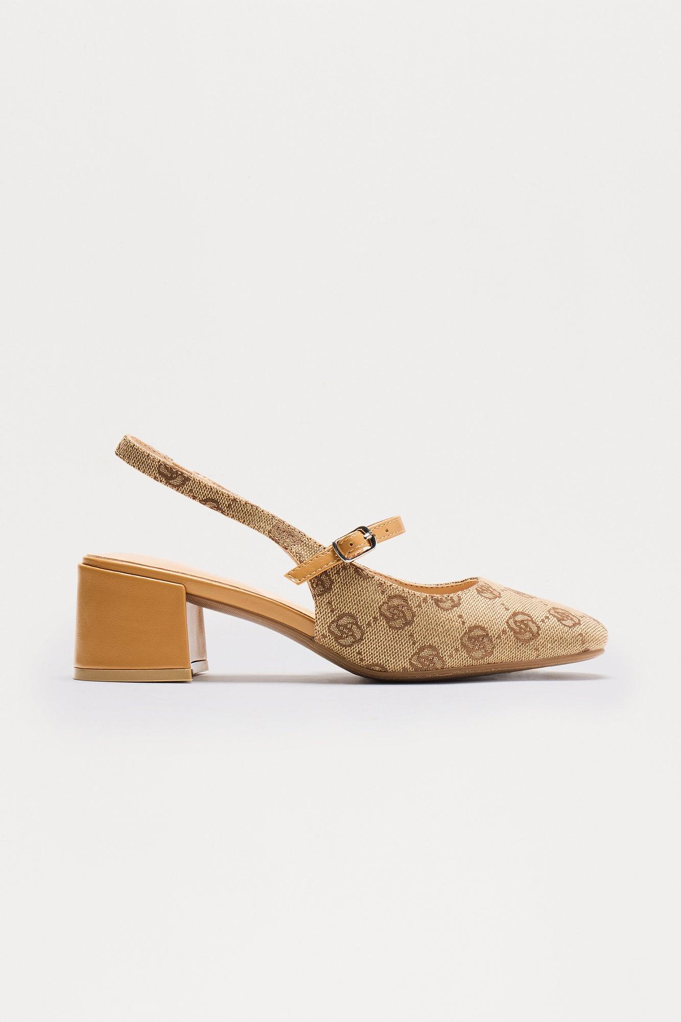 Bina Mary Jane Slingback Pumps - Tan/Multi Product Image