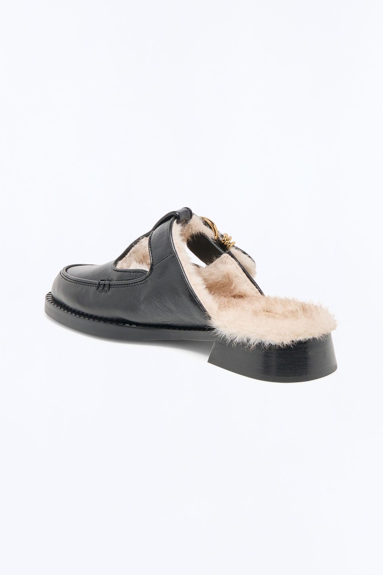 Dolce Vita Harlah Leather Flats - Black Female Product Image
