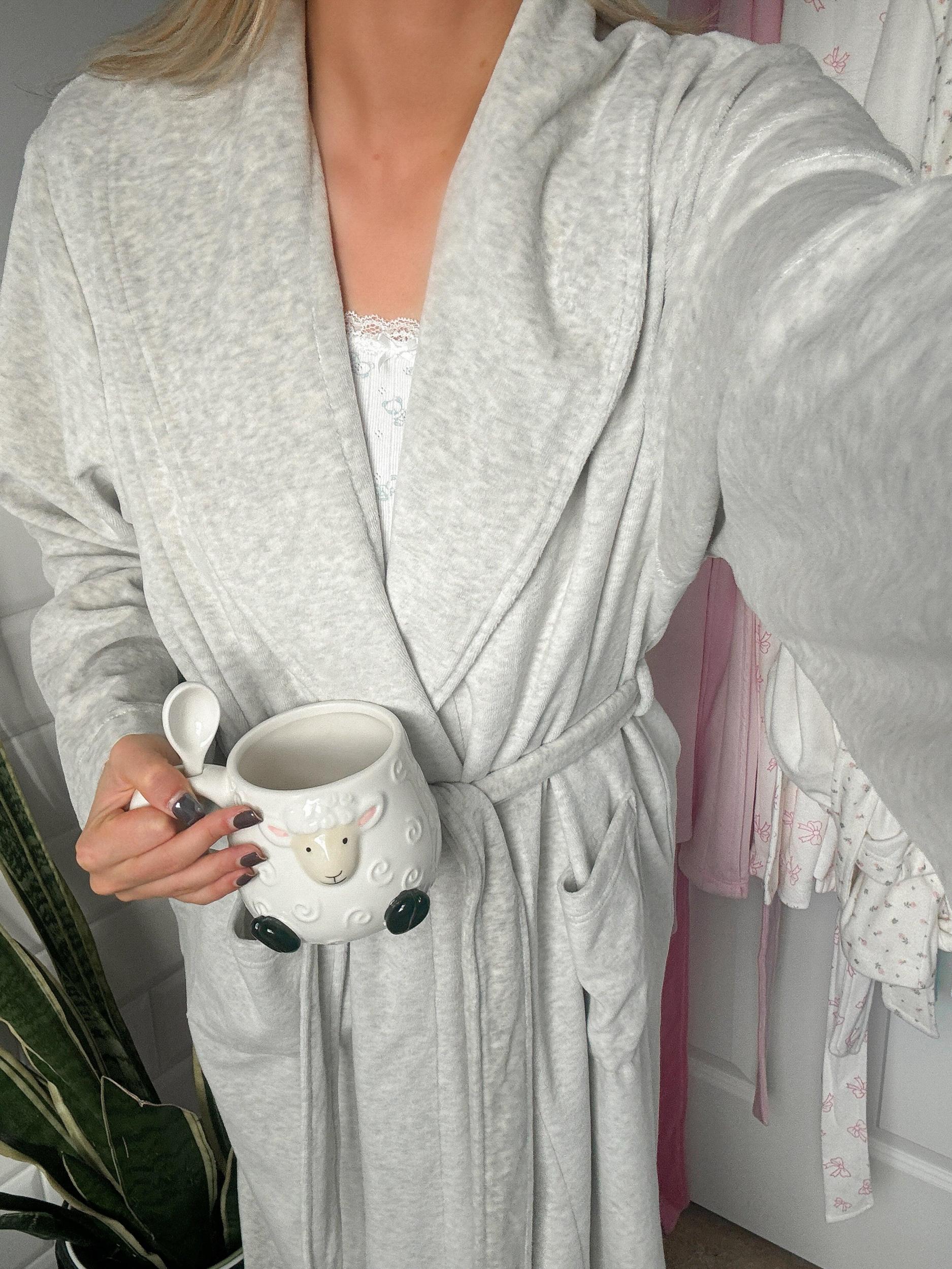Earthy Grey Dream Hotel Robe Product Image