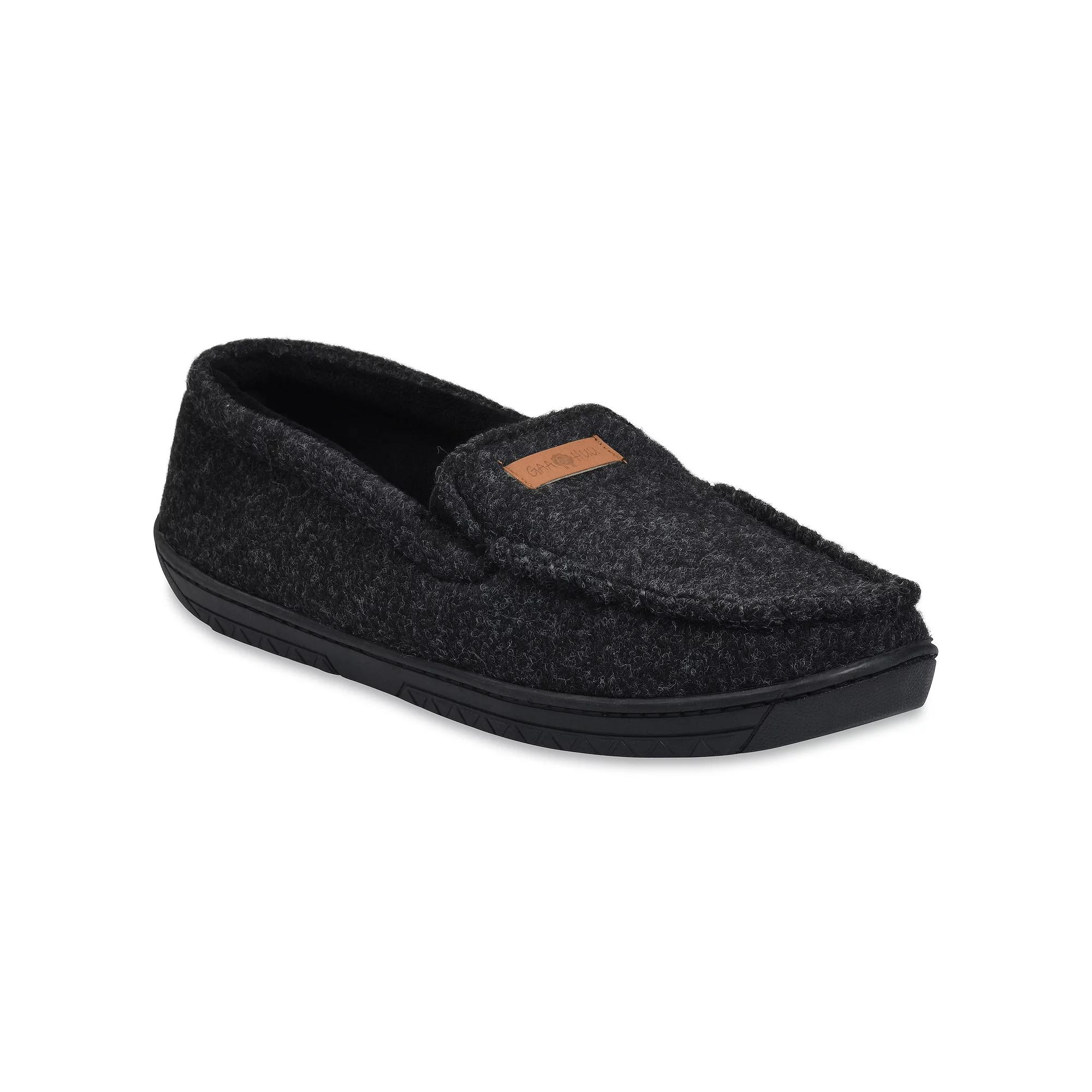 GaaHuu® Faux Wool Men's Moccasin Slippers,  Product Image