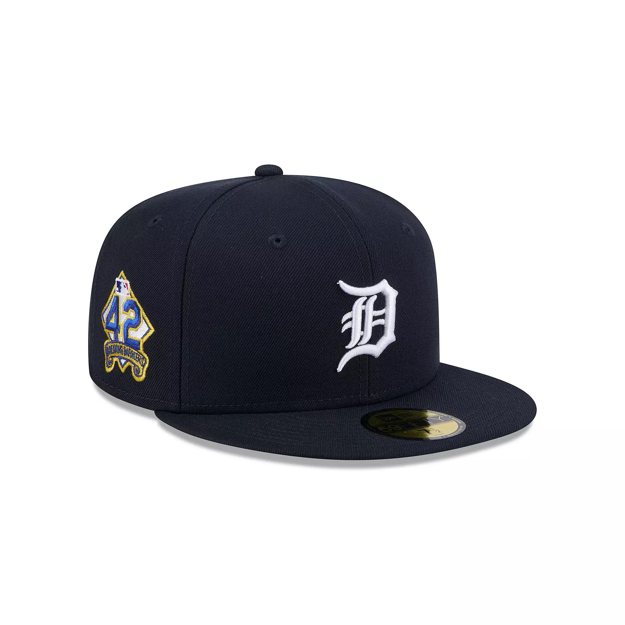 Men's New Era  Navy Detroit Tigers 2025 Jackie Robinson Day 59FIFTY Fitted Hat, Size: 7 1/4, Blue Product Image