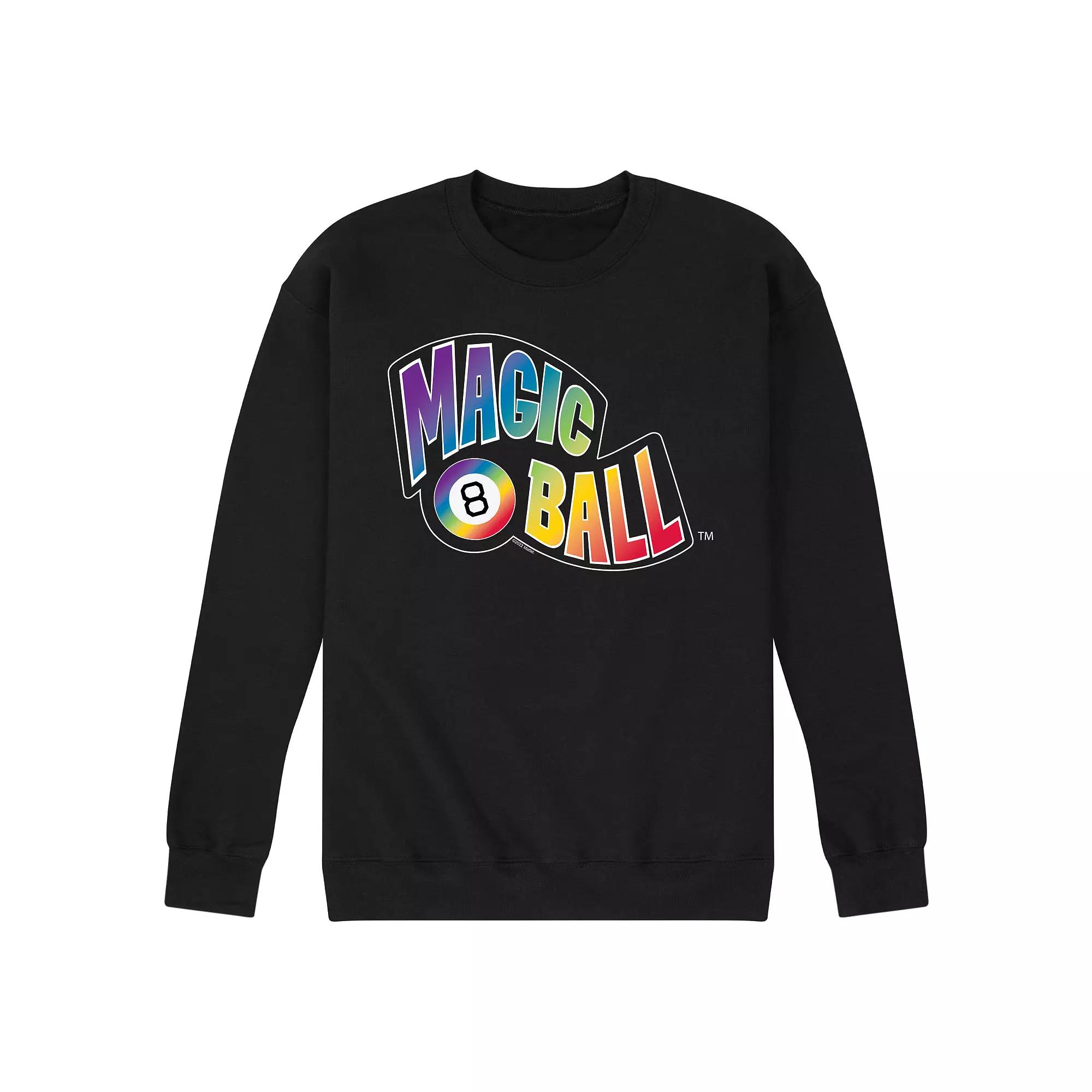 Men's Magic 8 Ball Rainbow Fleece Sweatshirt,  Product Image