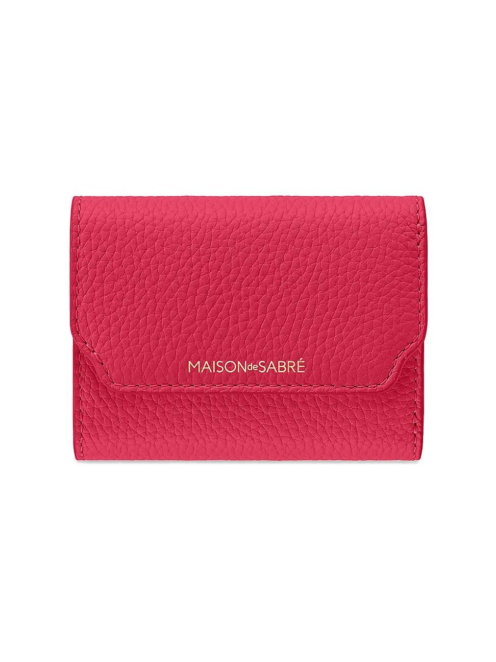 Womens Leather Trifold Wallet Product Image