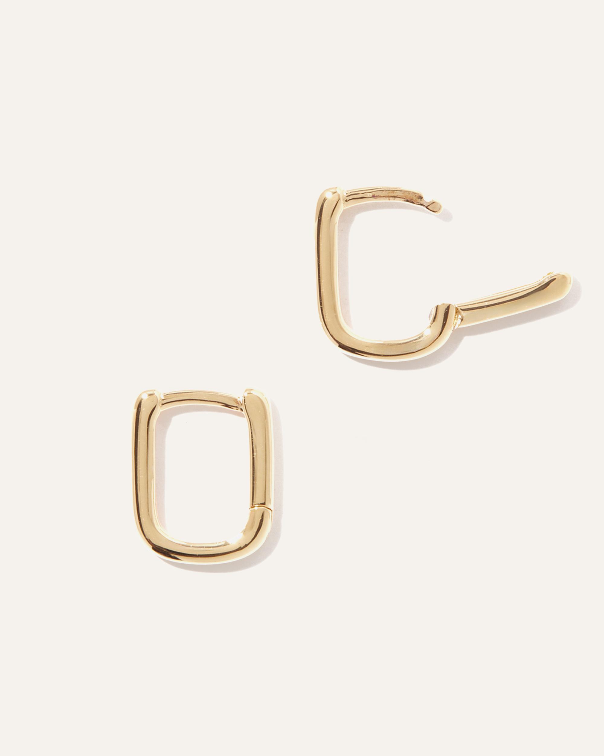 Quince | Women's Mini U Hoop Earrings Product Image