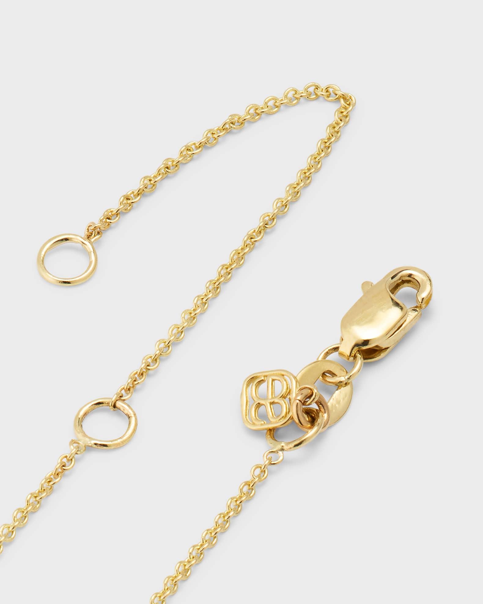 14k Diamond Pave Initial Necklace Product Image