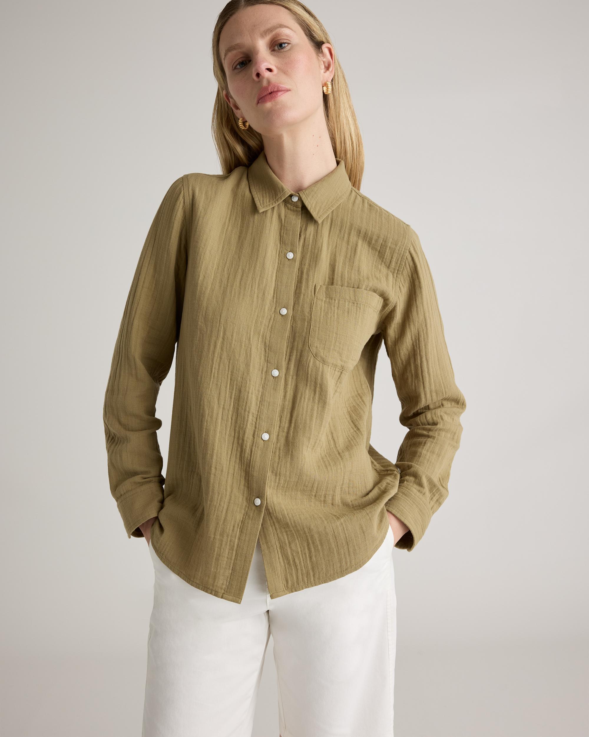 Quince | Women's Organic Stretch Cotton Chino Bermuda Shorts Organic Cotton Product Image