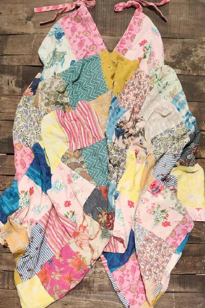 Shawna Patchwork Sunrise Jumpsuit by Jaded Gypsy Product Image