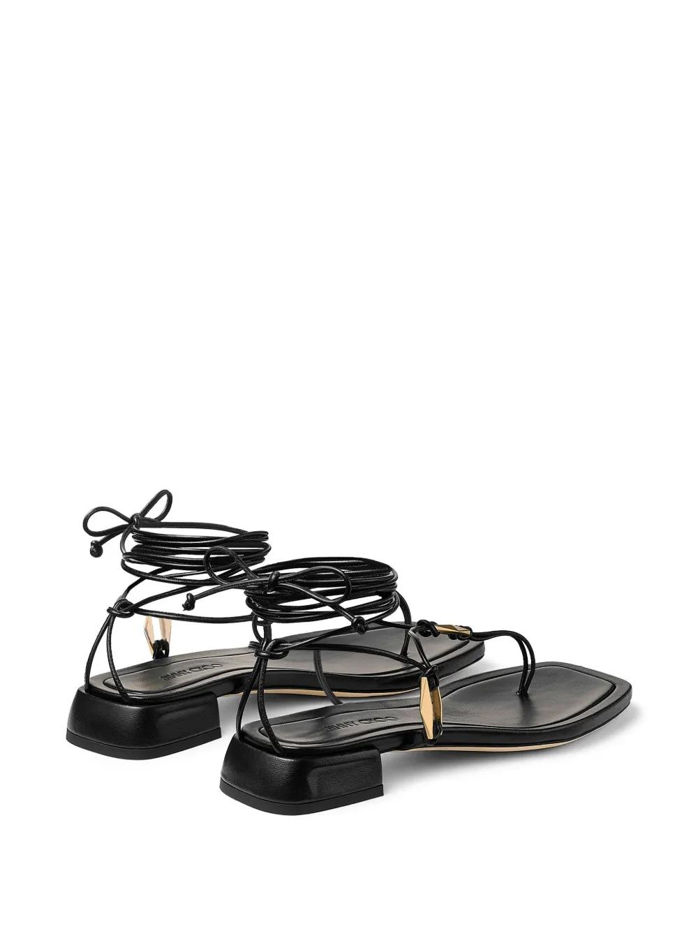 Onyxia leather sandals Product Image