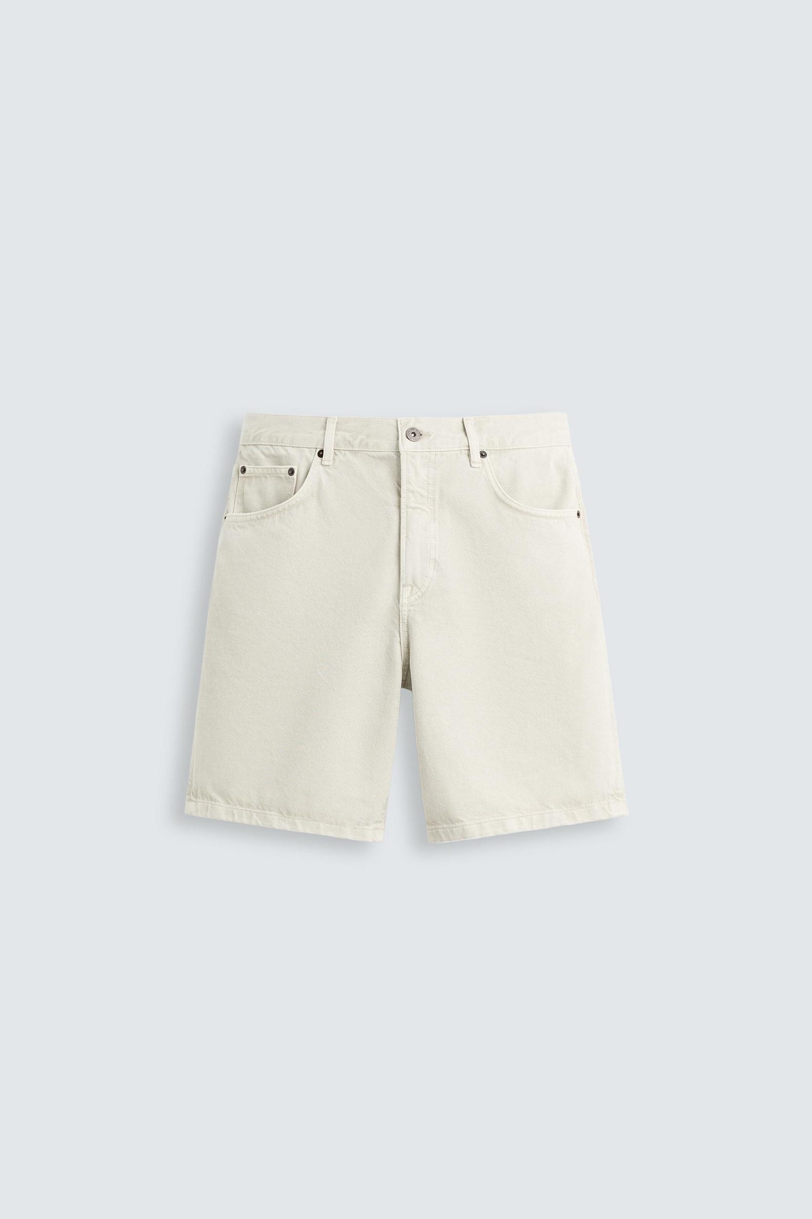 REGULAR FIT DENIM SHORTS Product Image