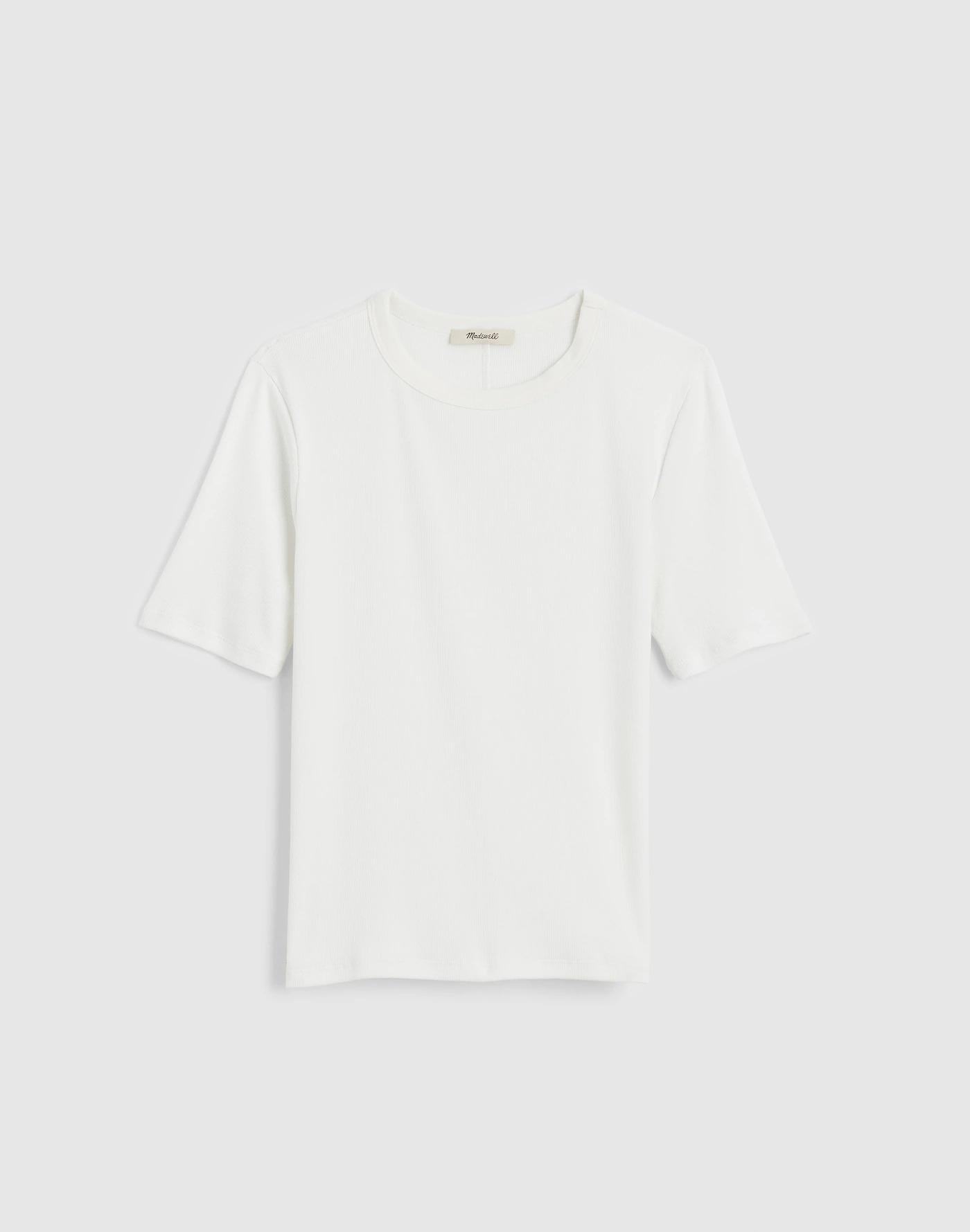 (Re)generative Cotton Ribbed Elbow-Sleeve Tee Product Image