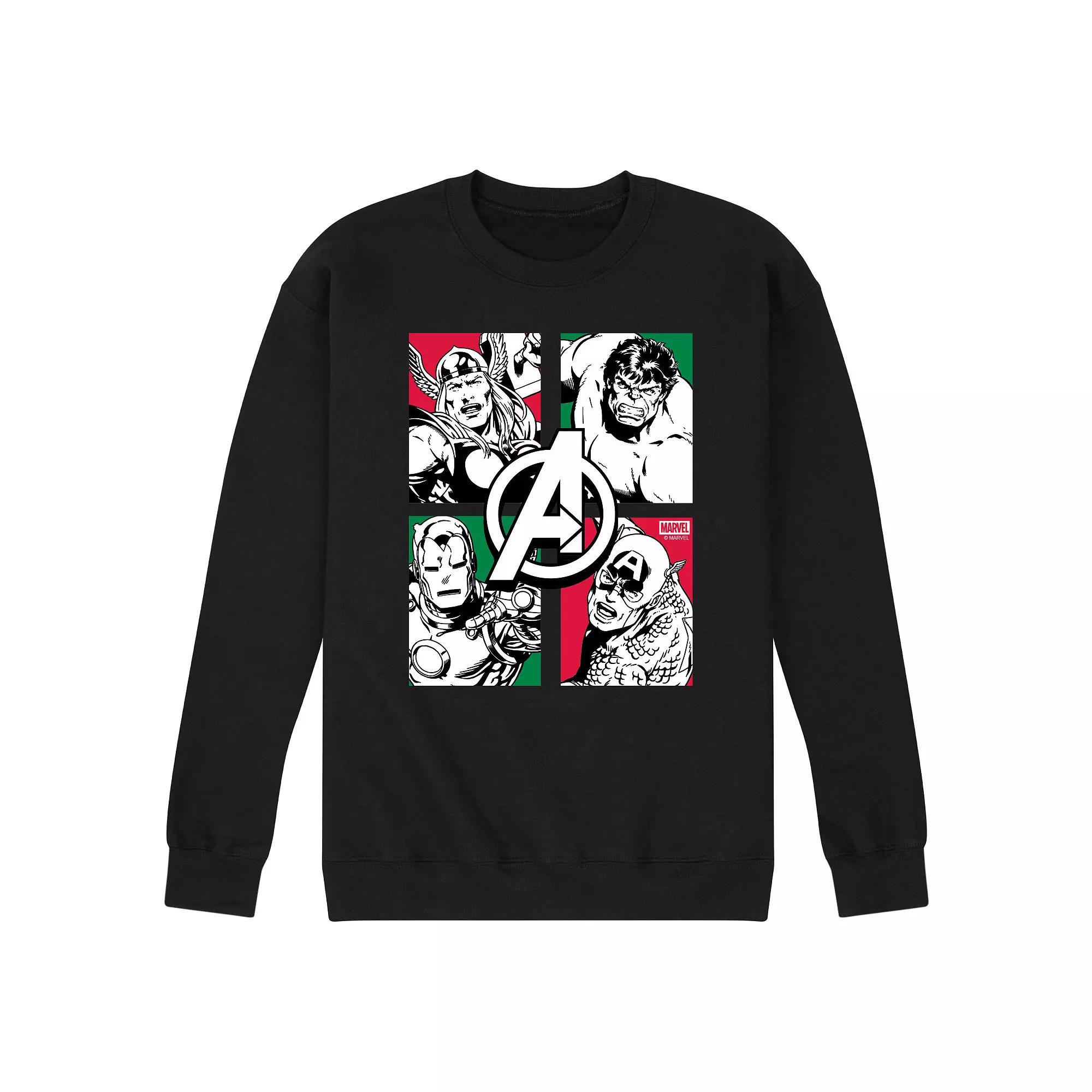 Men's The Avengers Christmas Fleece Sweatshirt,  Product Image