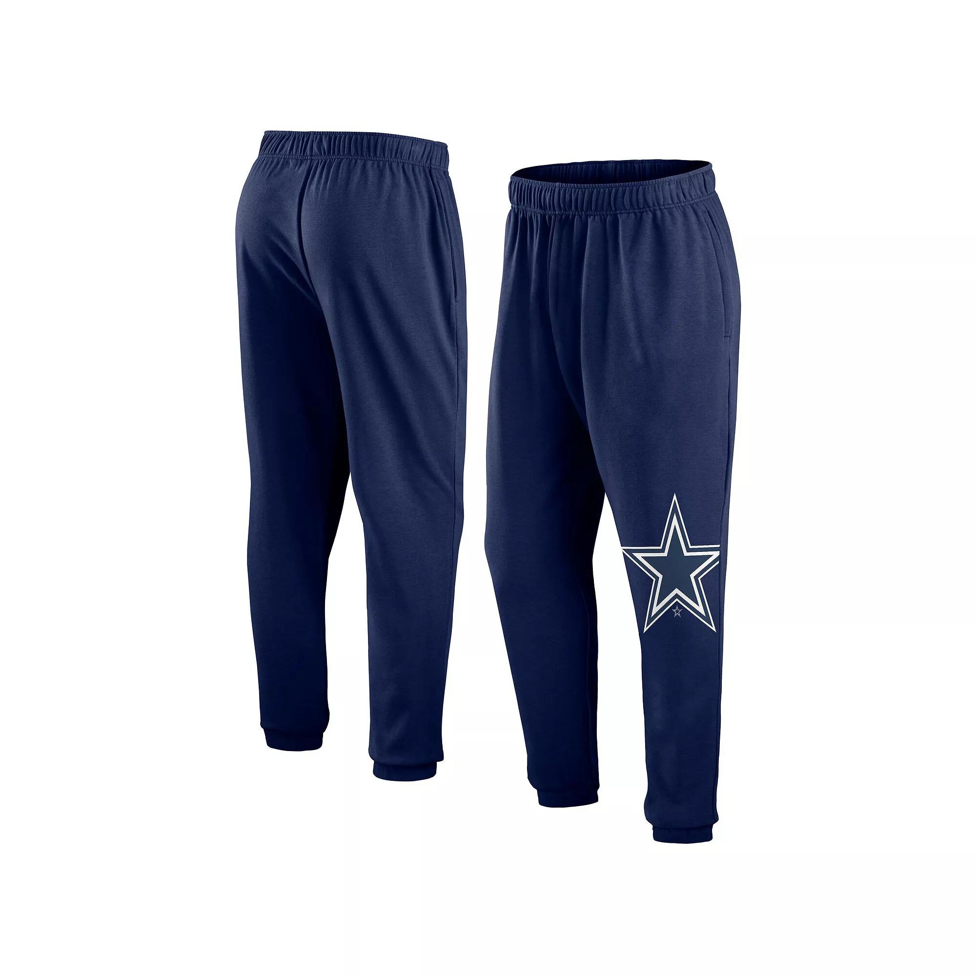Men's Fanatics  Navy Dallas Cowboys Boost Fleece Joggers, Size: XL, Blue Product Image
