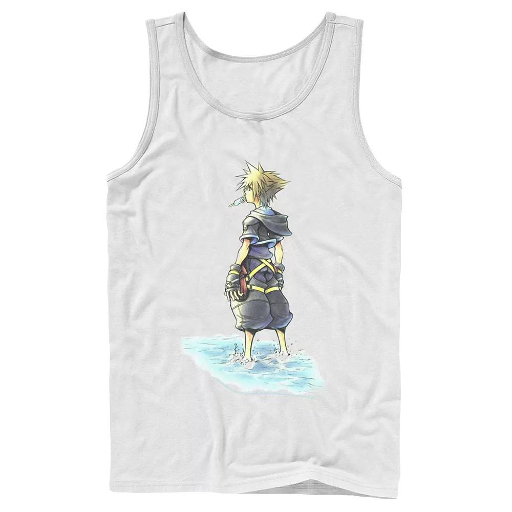 Men's Disney Kingdom Hearts Sora Sea Salt Ice Cream Sketch Tank Top,  Product Image