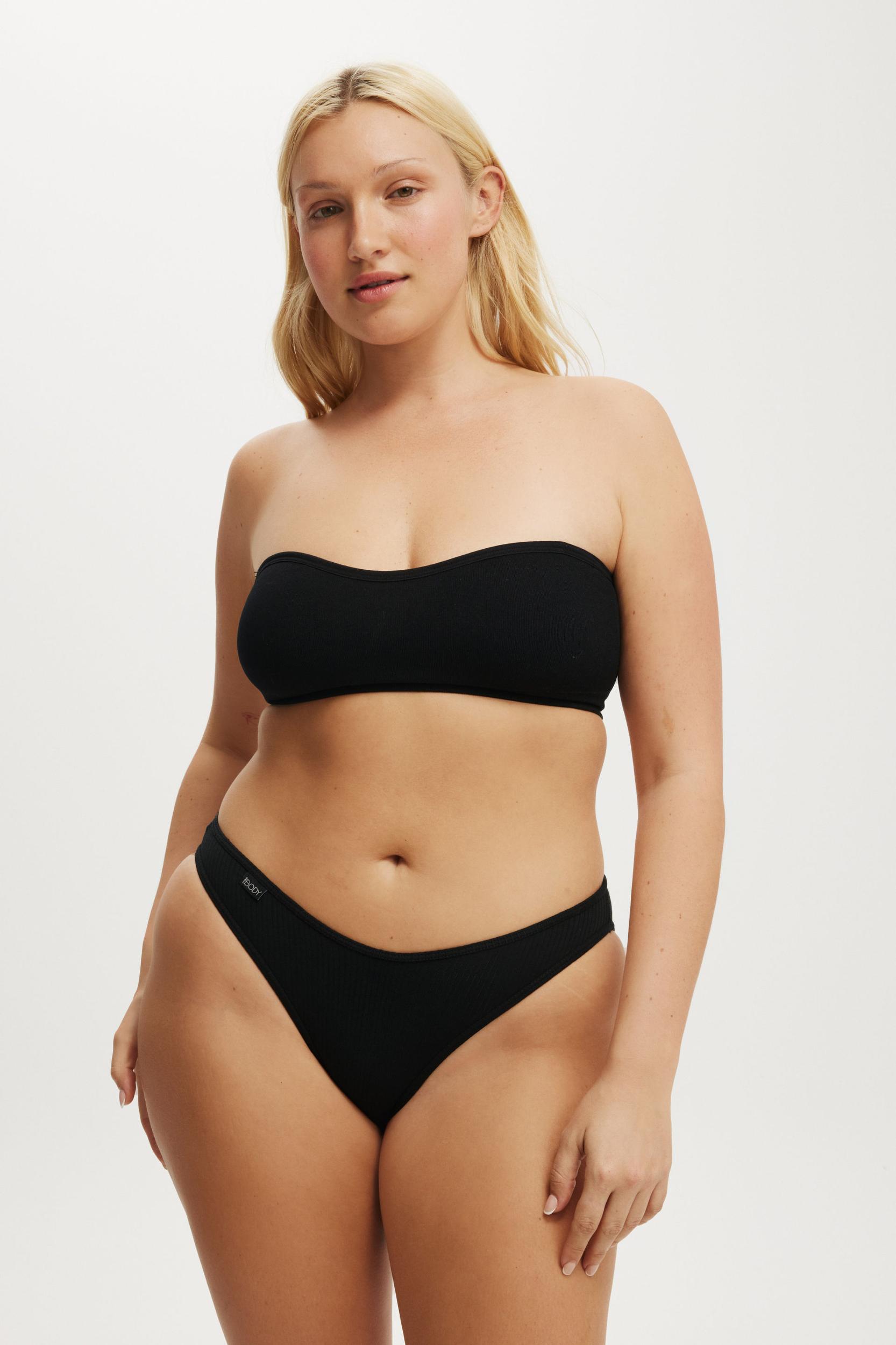 Organic Cotton Rib Bikini Brief Product Image