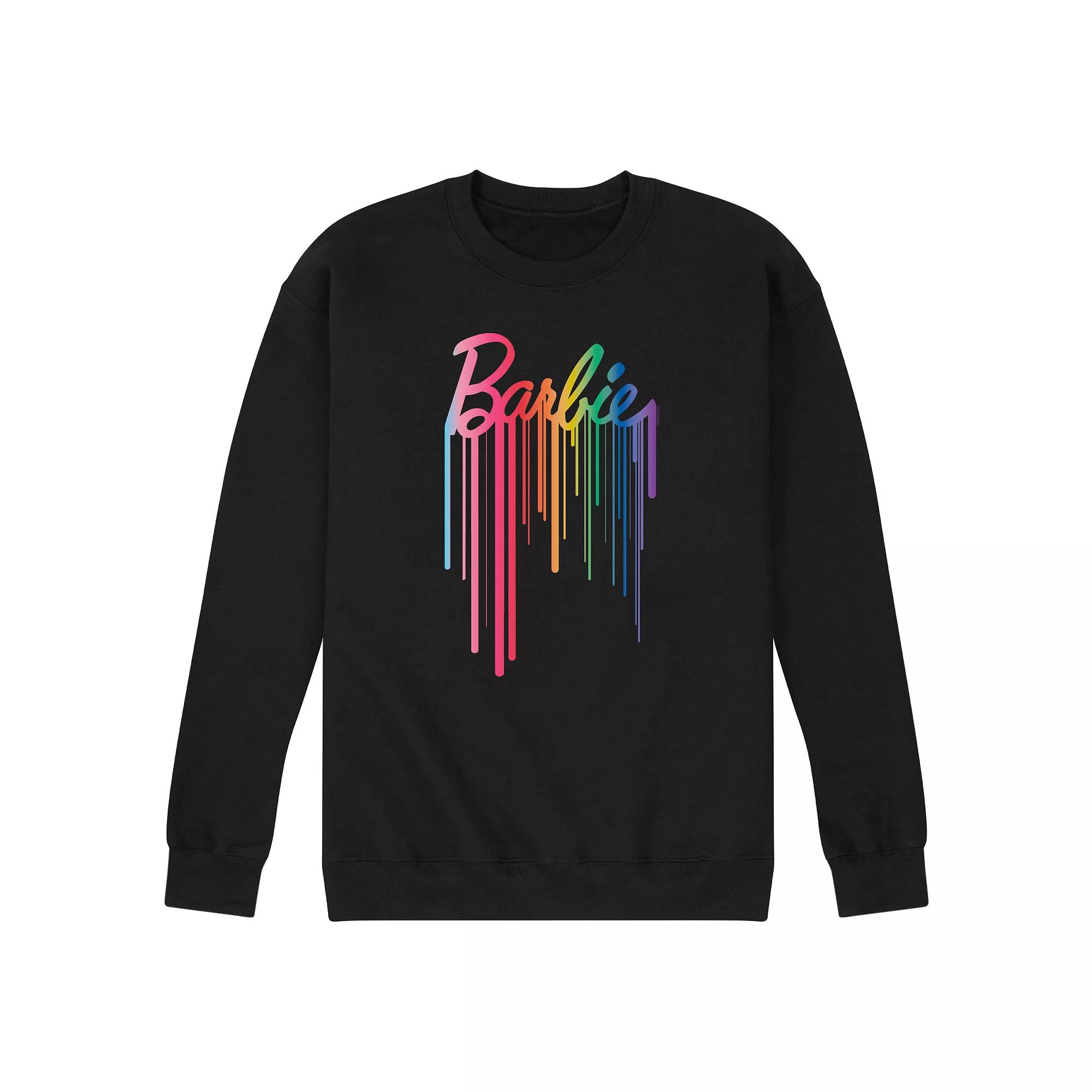 Men's Barbie Logo Rainbow Graphic Fleece,  Product Image