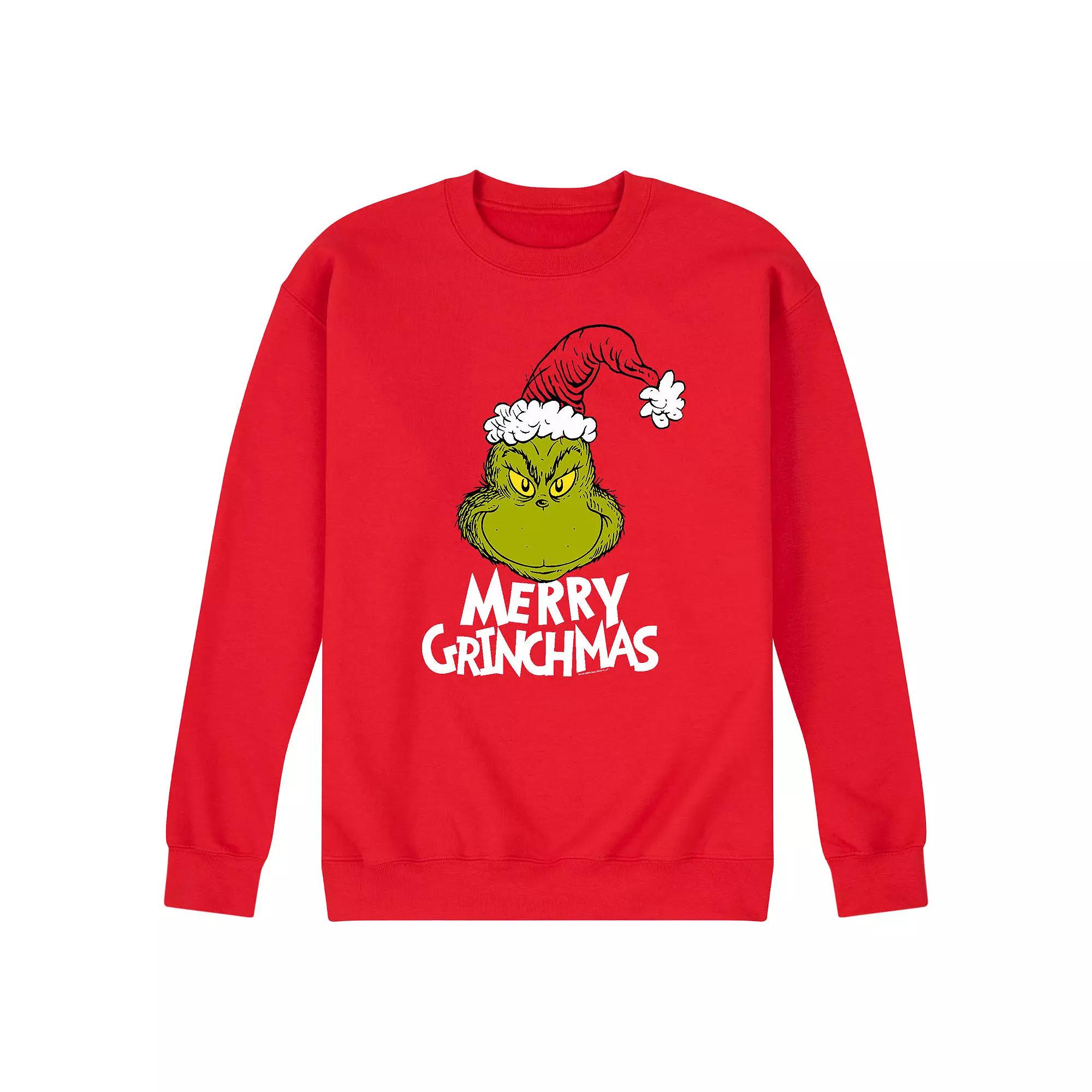 Men's Dr. Suess The Grinch Grinchmas Sweatshirt,  Product Image