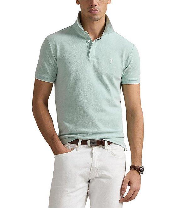 Polo Ralph Lauren Classic Fit Tipped Stretch Mesh Short Sleeve Polo Shirt Product Image