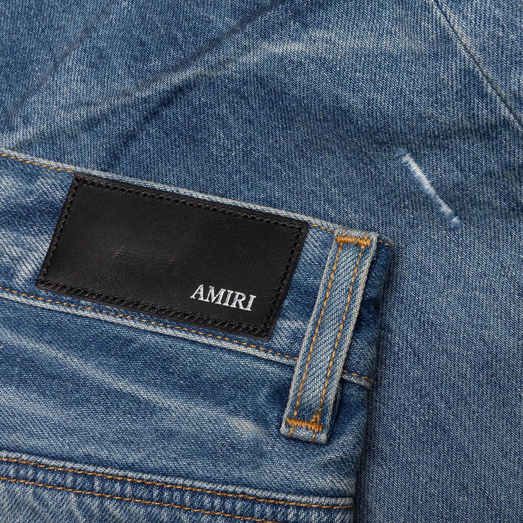 Pleated Denim Straight MX1 Jean - Honeycomb Indigo Male Product Image