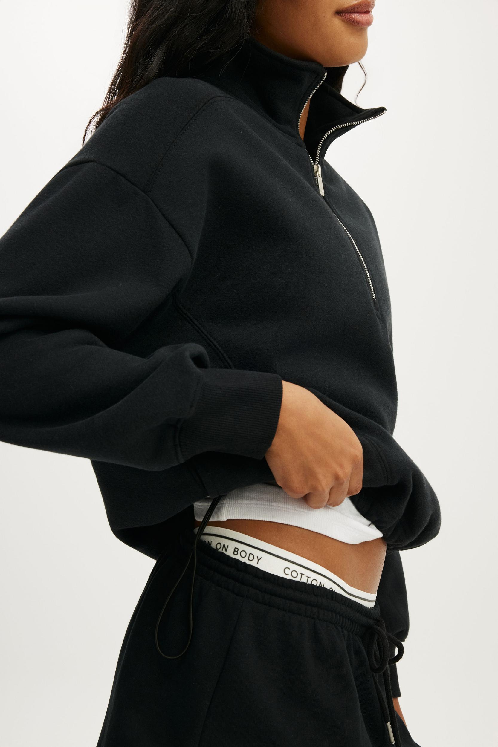 Plush Half Zip Sweatshirt Product Image