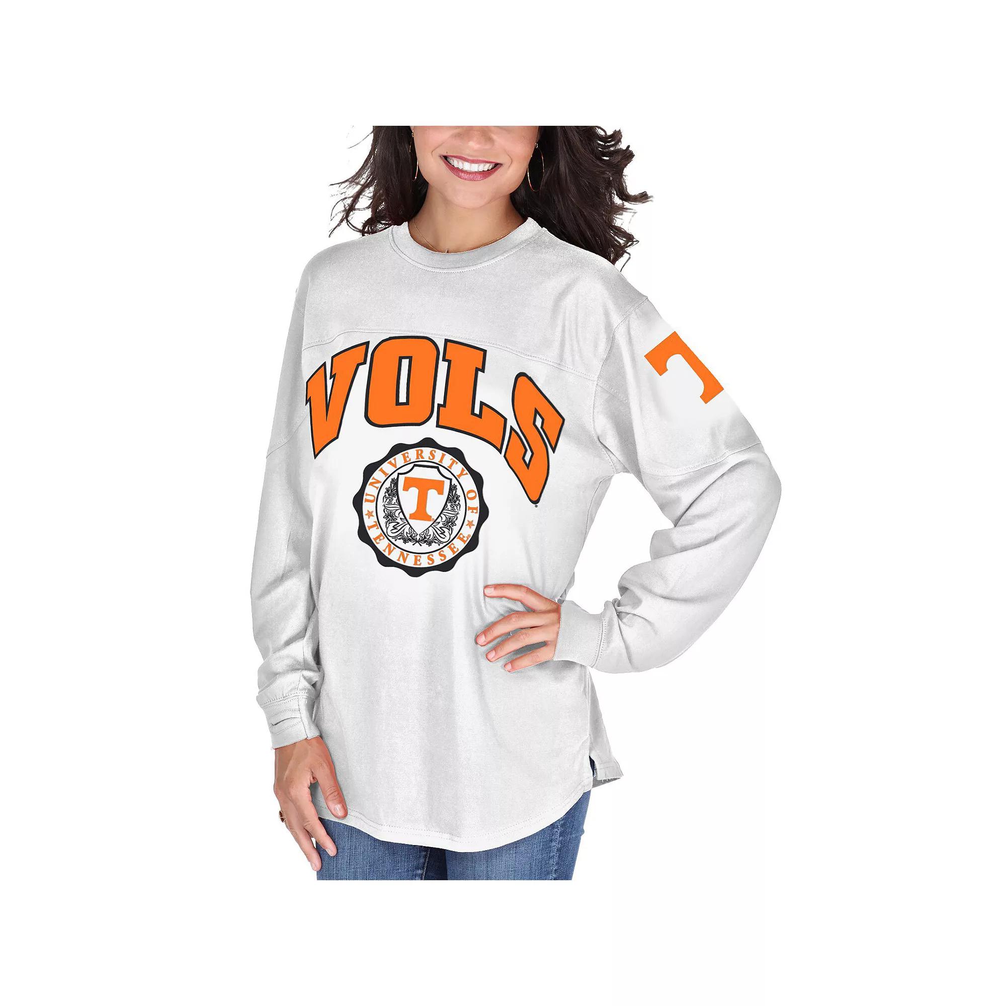 Women's White Tennessee Volunteers Edith Long Sleeve T-Shirt, Size: Small Product Image