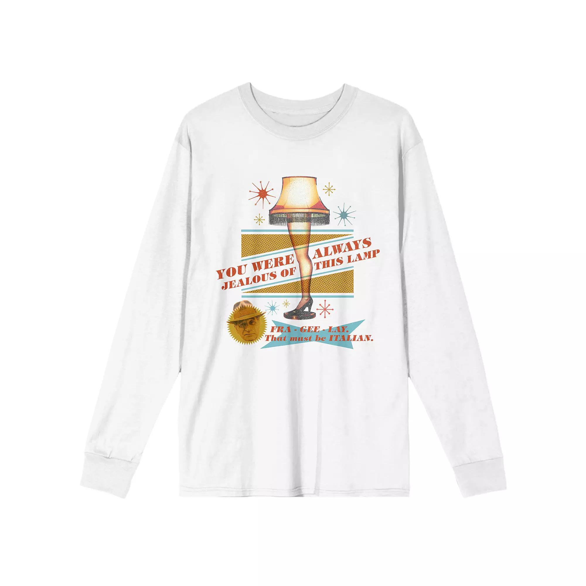 Men's A Christmas Story Leg Lamp Long Sleeve Tee,  Product Image
